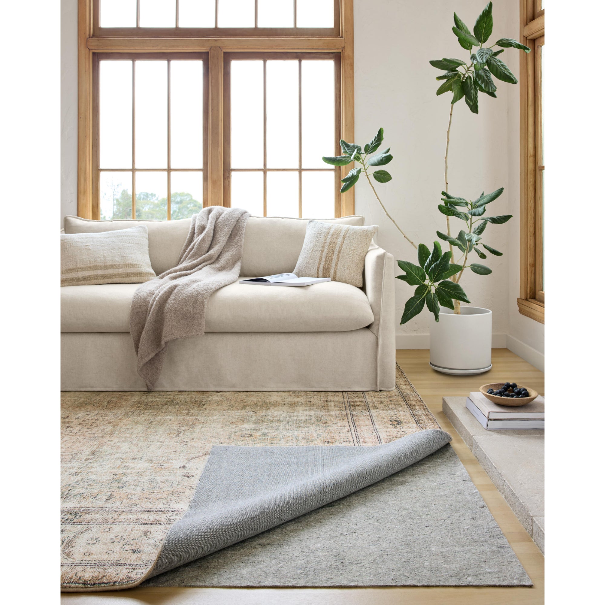Loloi- Grip 1/8" Grey Rug Pad