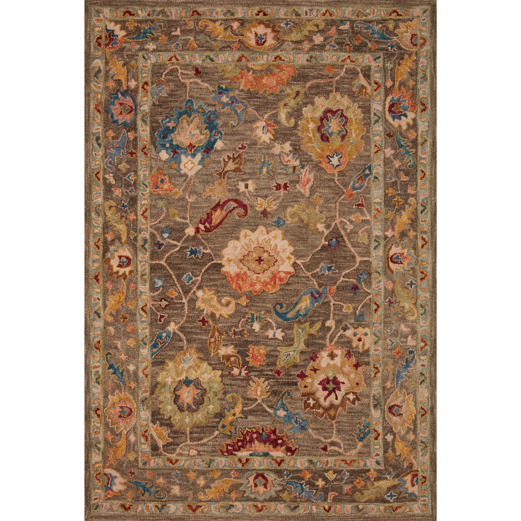 Loloi Padma Charcoal/Multi Rug