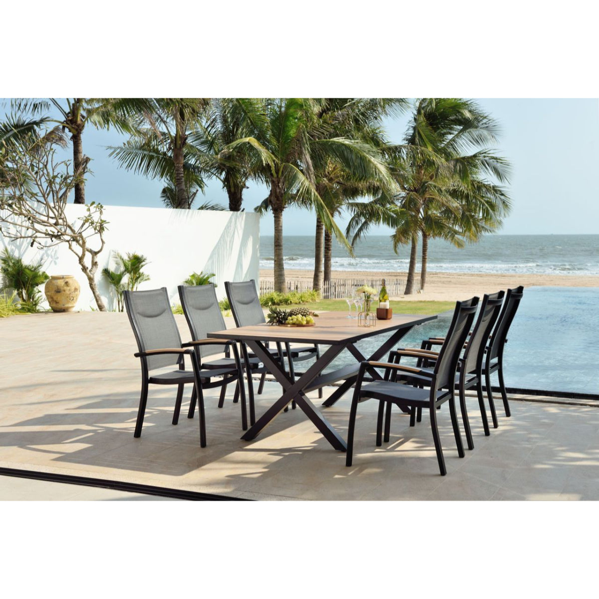 Panama Dark Rectangular Table
