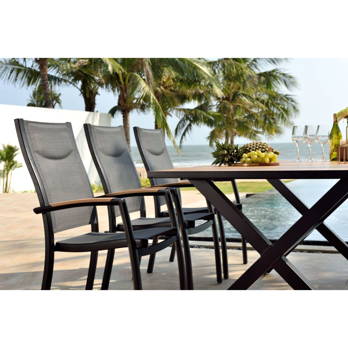 Panama Dark Rectangular Table