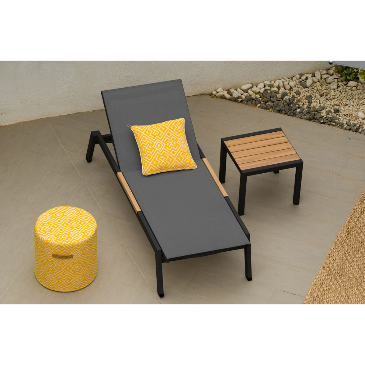 Panama 1-piece Dark Sun Lounger