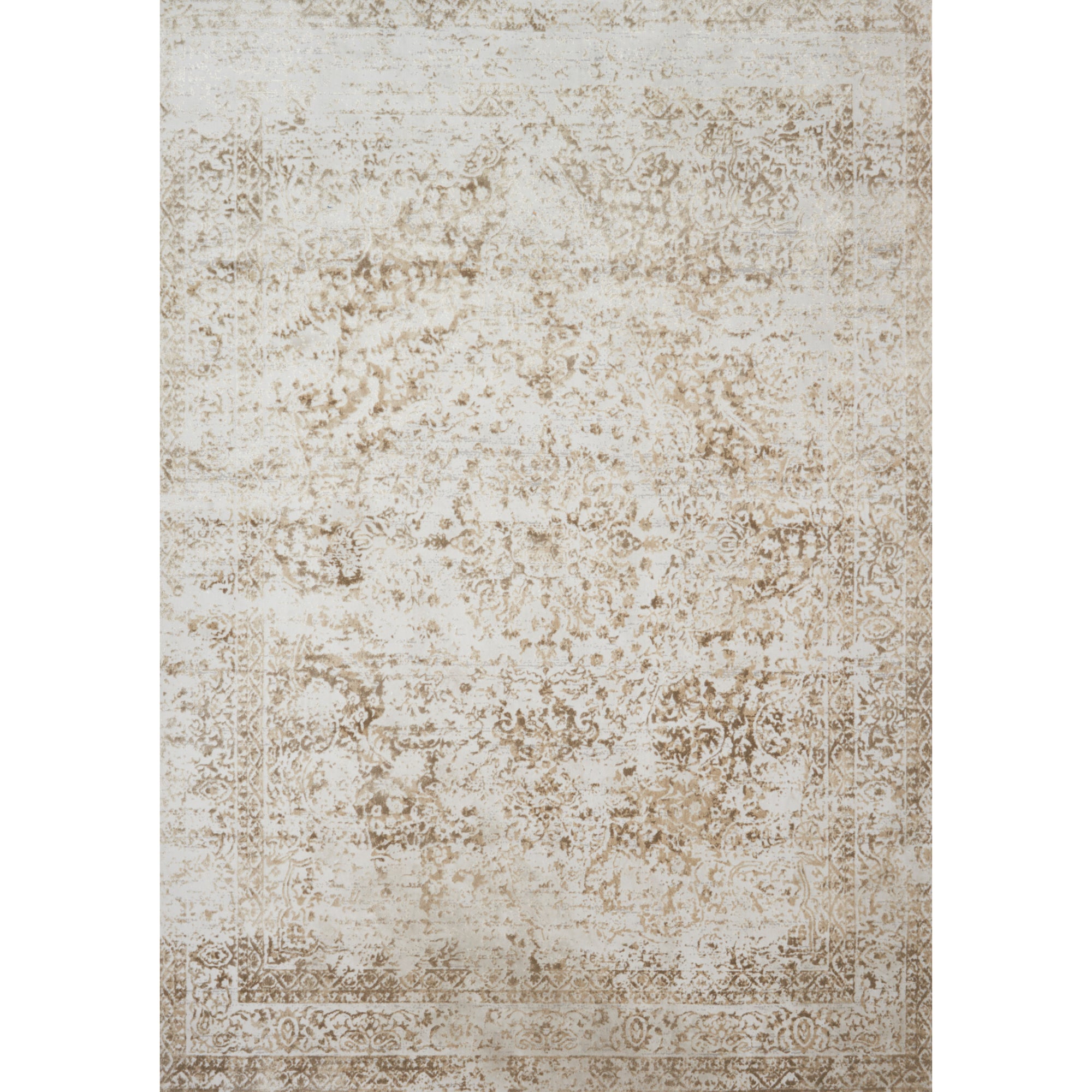Loloi Patina Champagne/Light Grey 18" x 18" Sample Rug