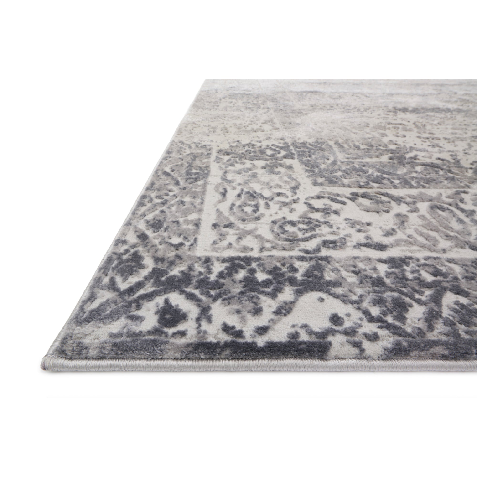 Loloi Patina Silver/Light Grey 18" x 18" Sample Rug