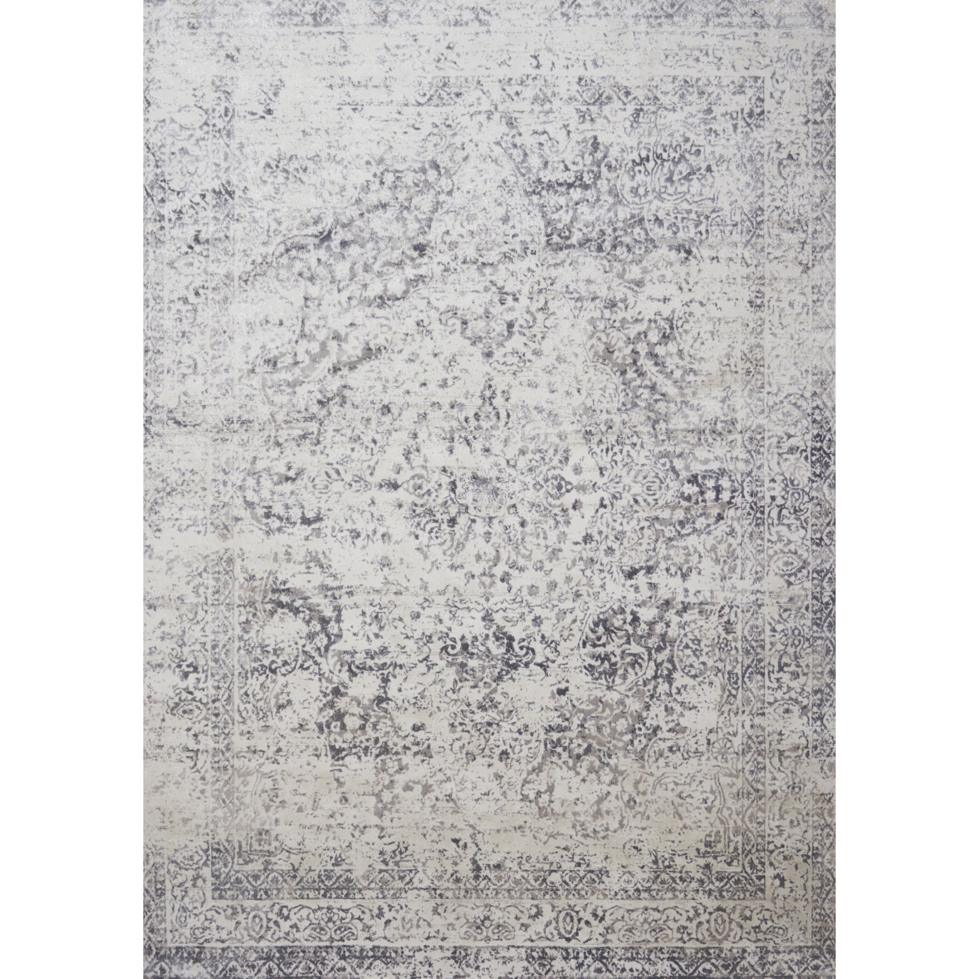 Loloi Patina Silver/Light Grey 18" x 18" Sample Rug