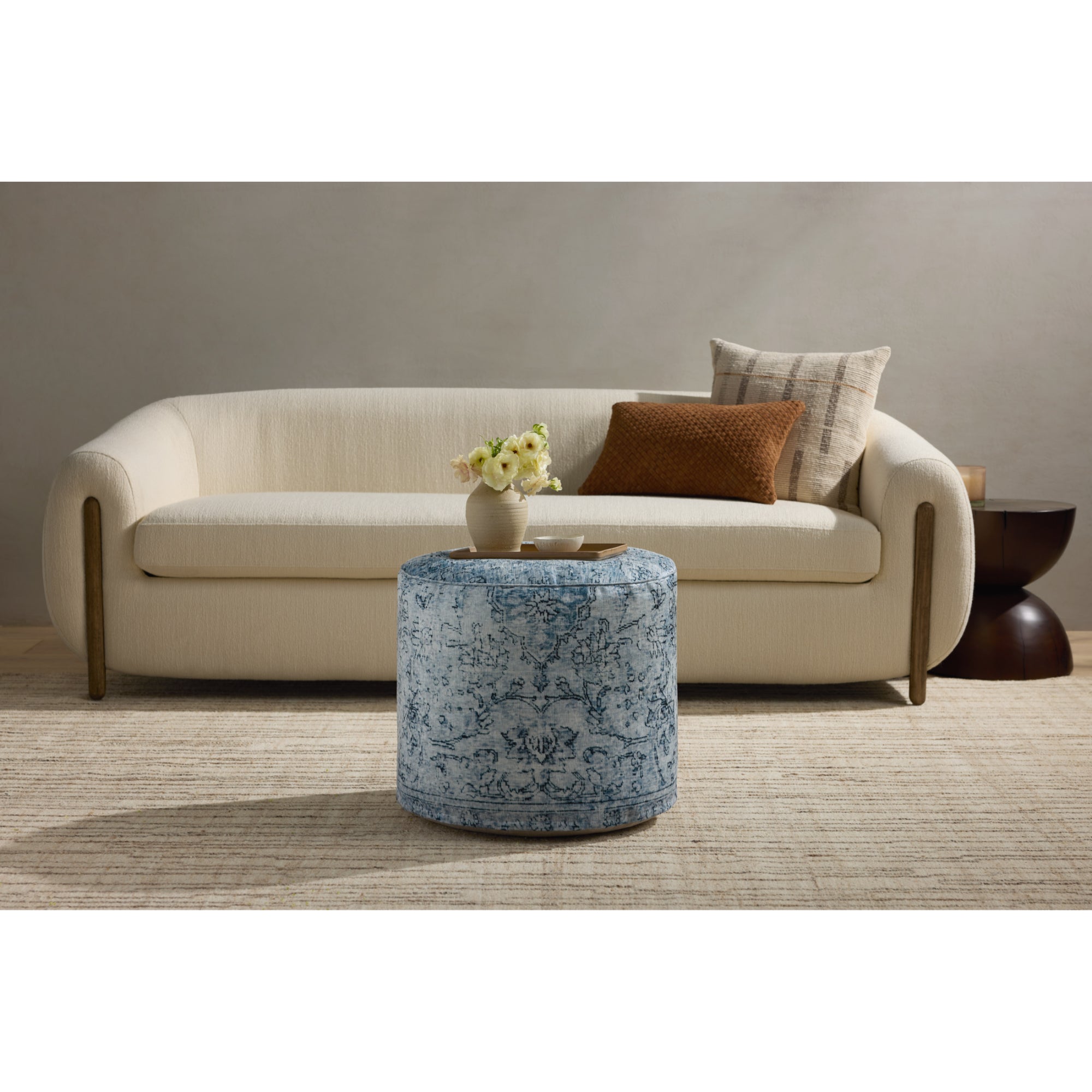 Loloi LPF559 Slate 18 x 18 x 20 Pouf