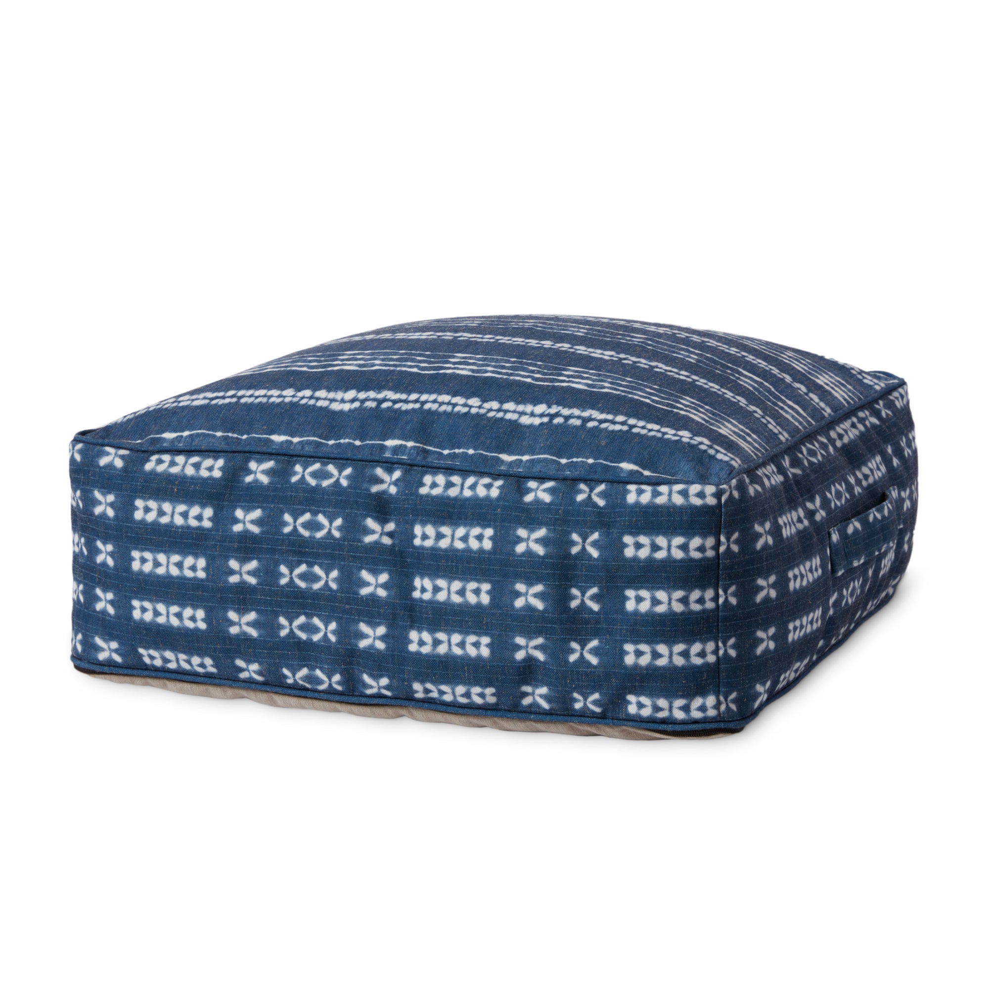 Loloi PF0008 Indigo/Ivory Pouf