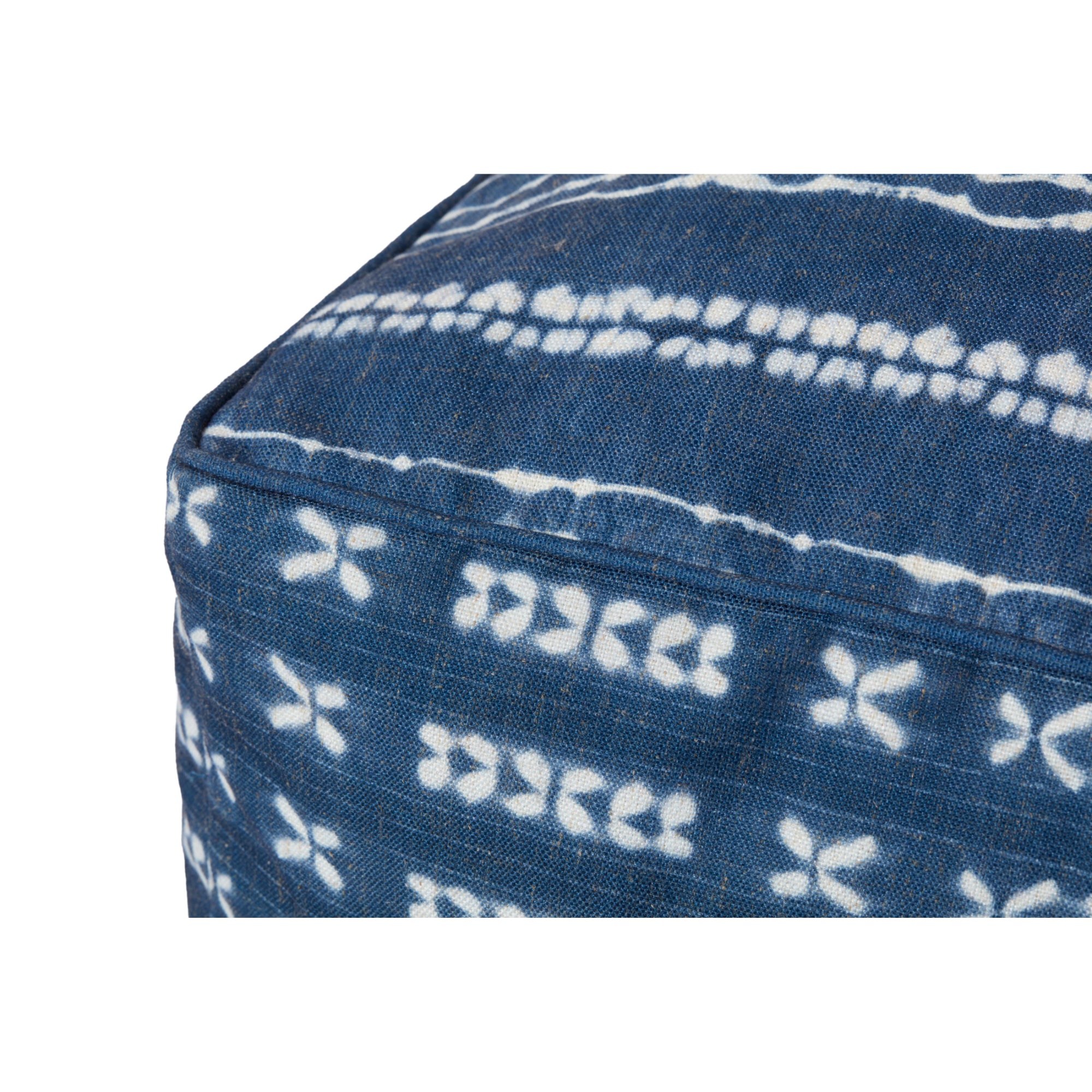Loloi PF0008 Indigo/Ivory Pouf