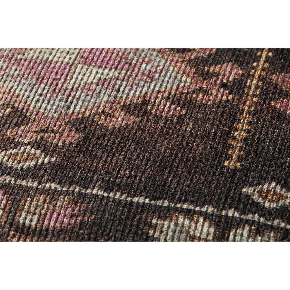 Loloi LPF0033 Multi 18"W x 18"D x 18"H Pouf by Loloi