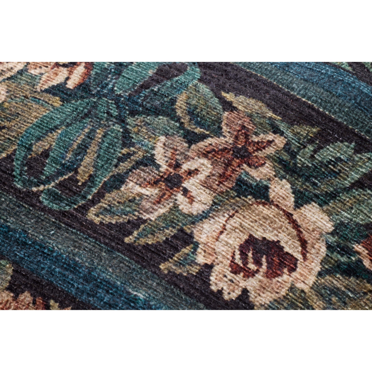 Loloi LPF0045 Blue/Multi Pouf by Loloi