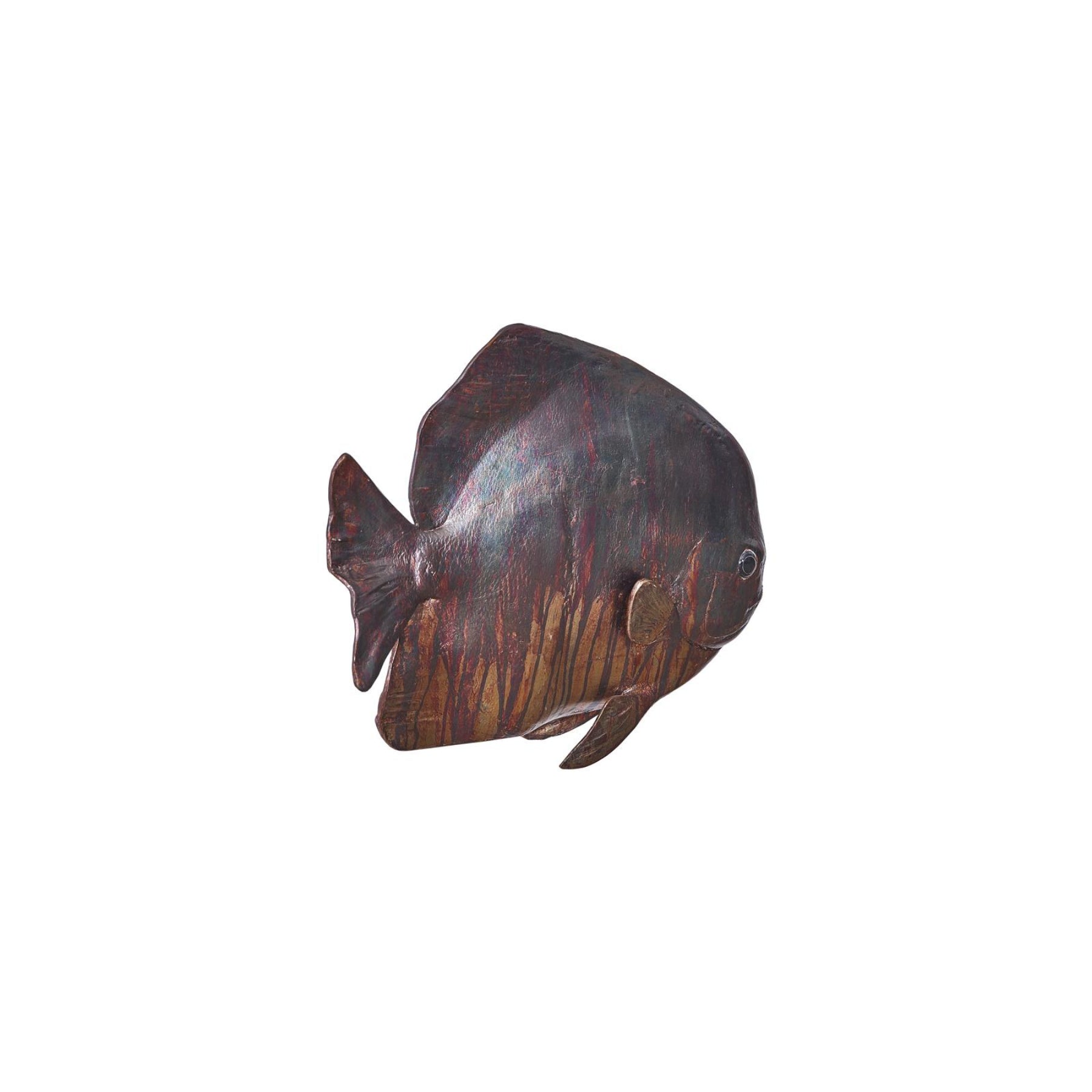 Australian Bat Fish Wall Sculpture - Brown
