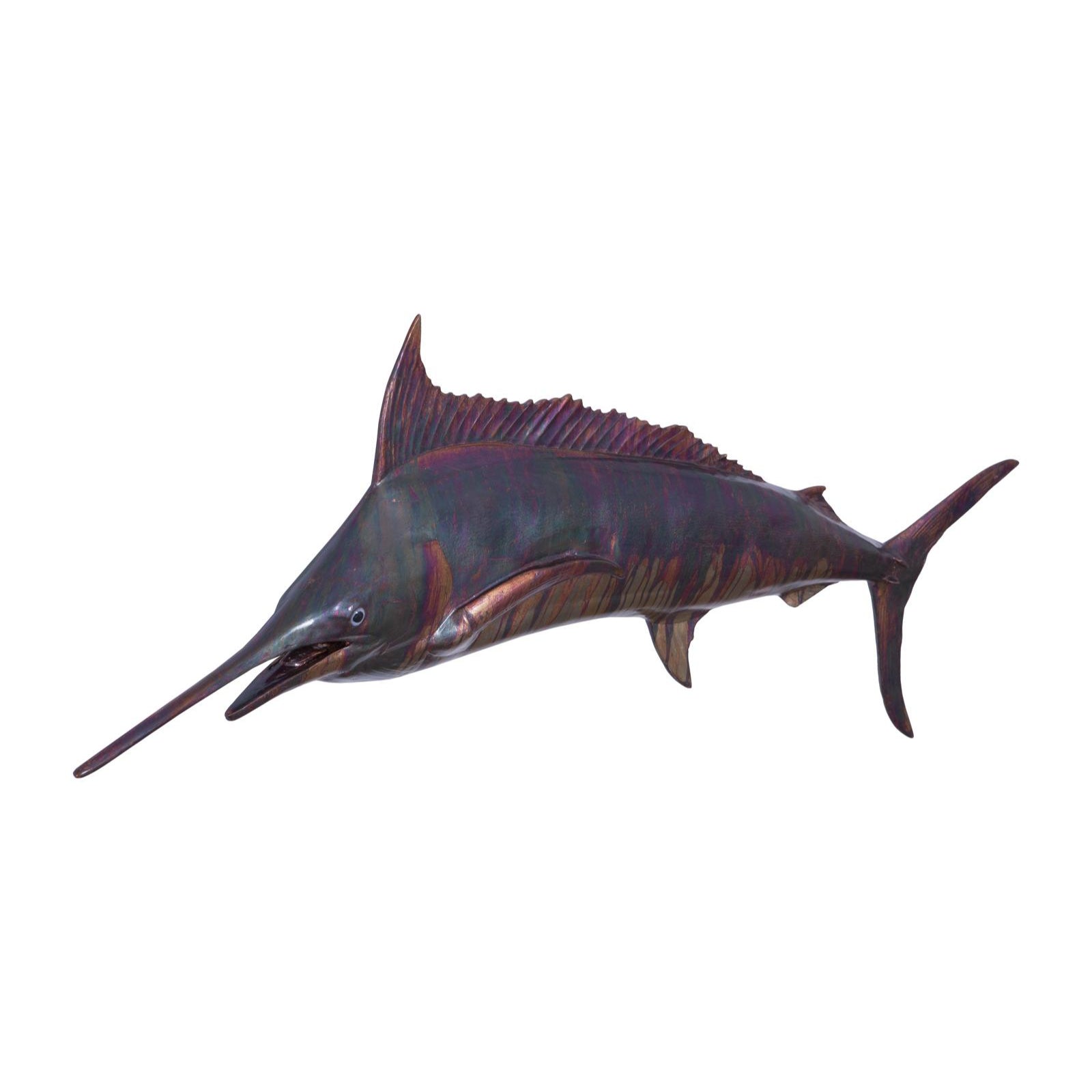 Blue Marlin Fish Wall Sculpture