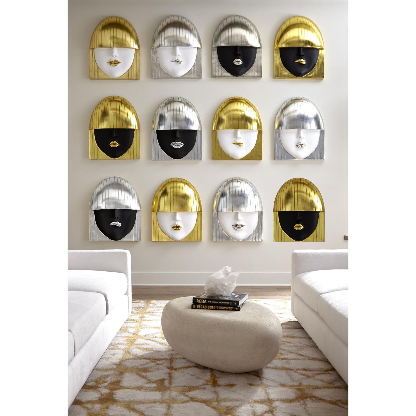 Fashion Faces Large Wall Art - Kiss