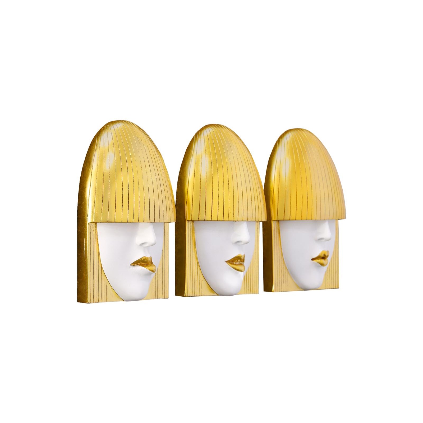 Fashion Faces Small Wall Art - Set of 3