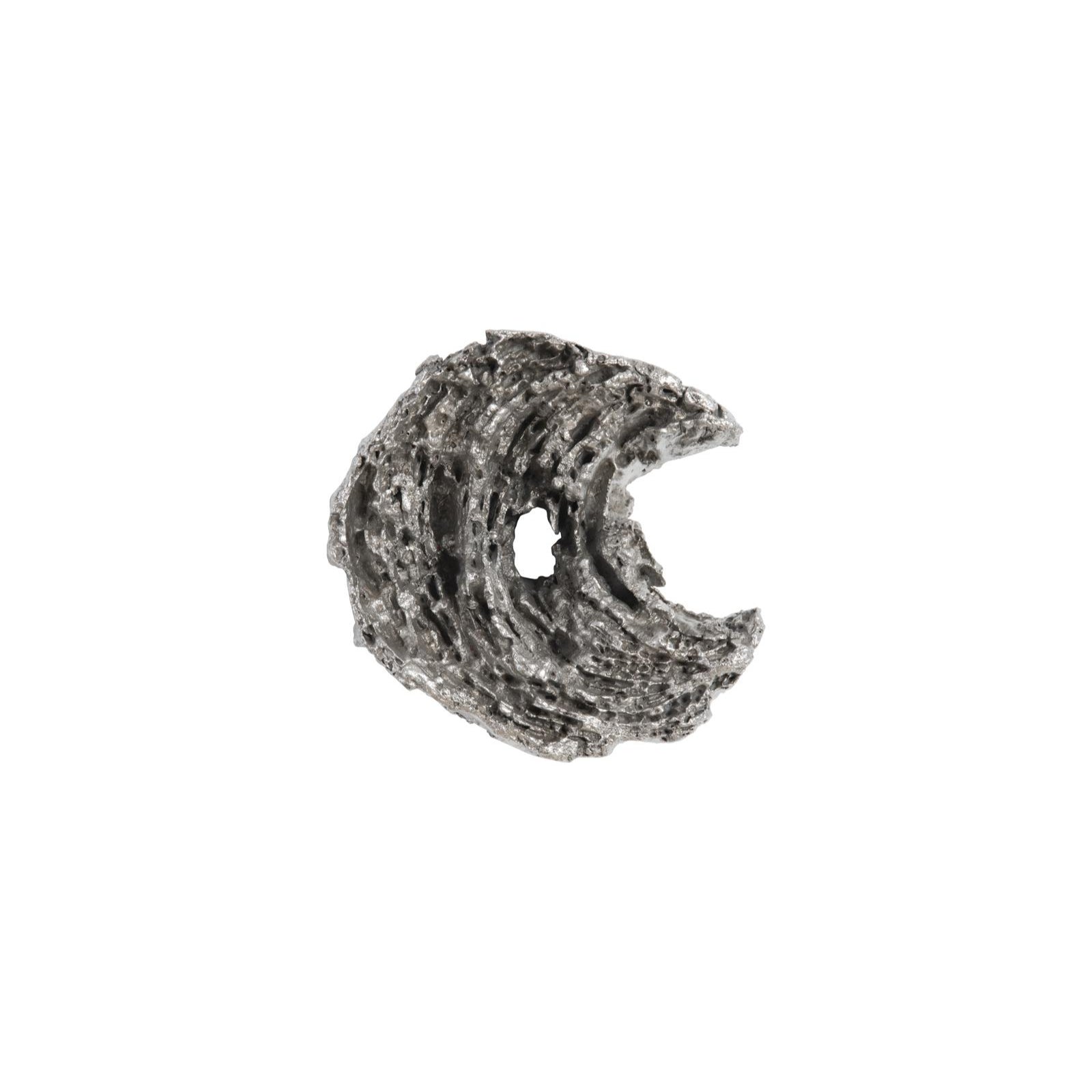 Cast Eroded Wood Semi Circle Wall Tile