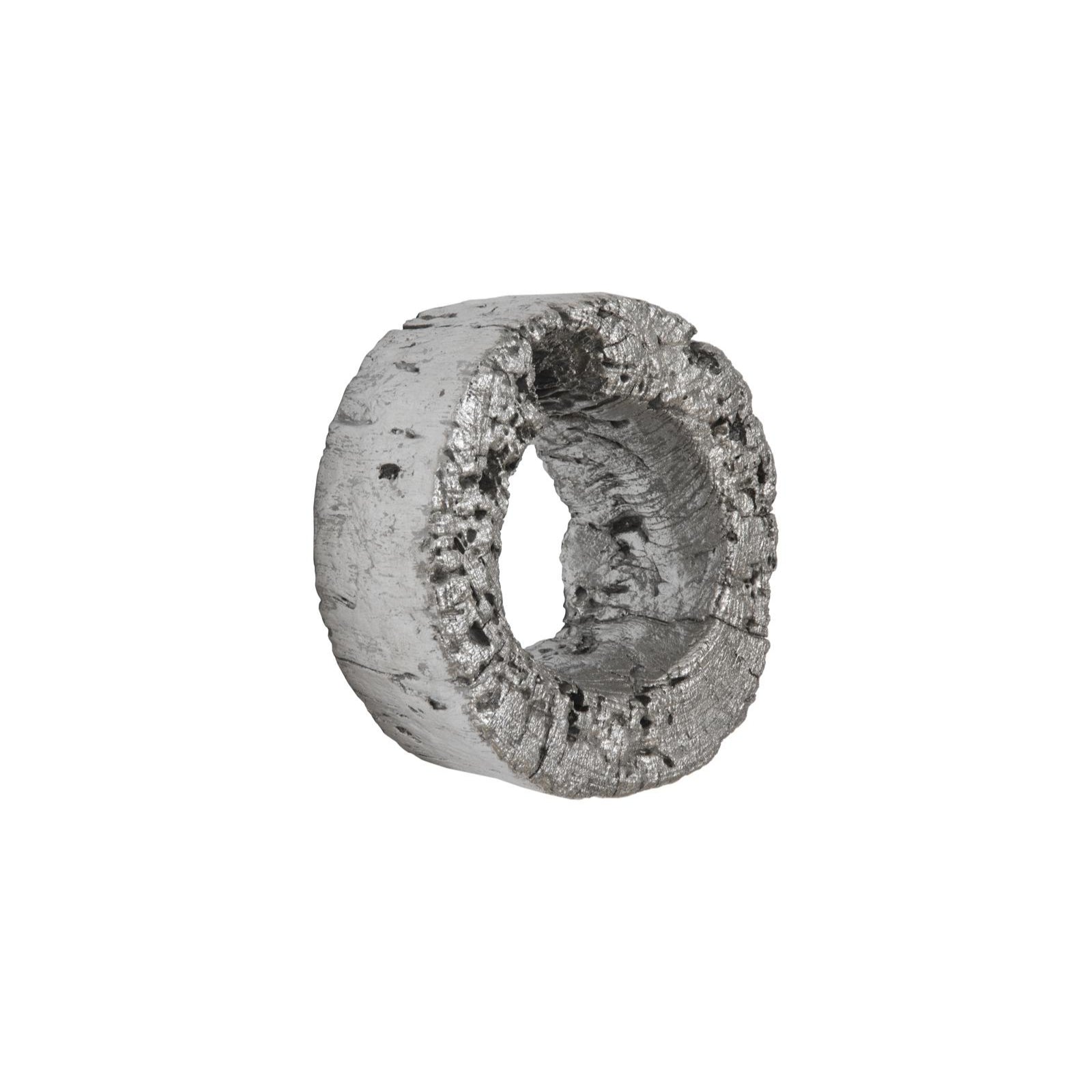 Cast Eroded Wood Circle Single Hole Wall Tile