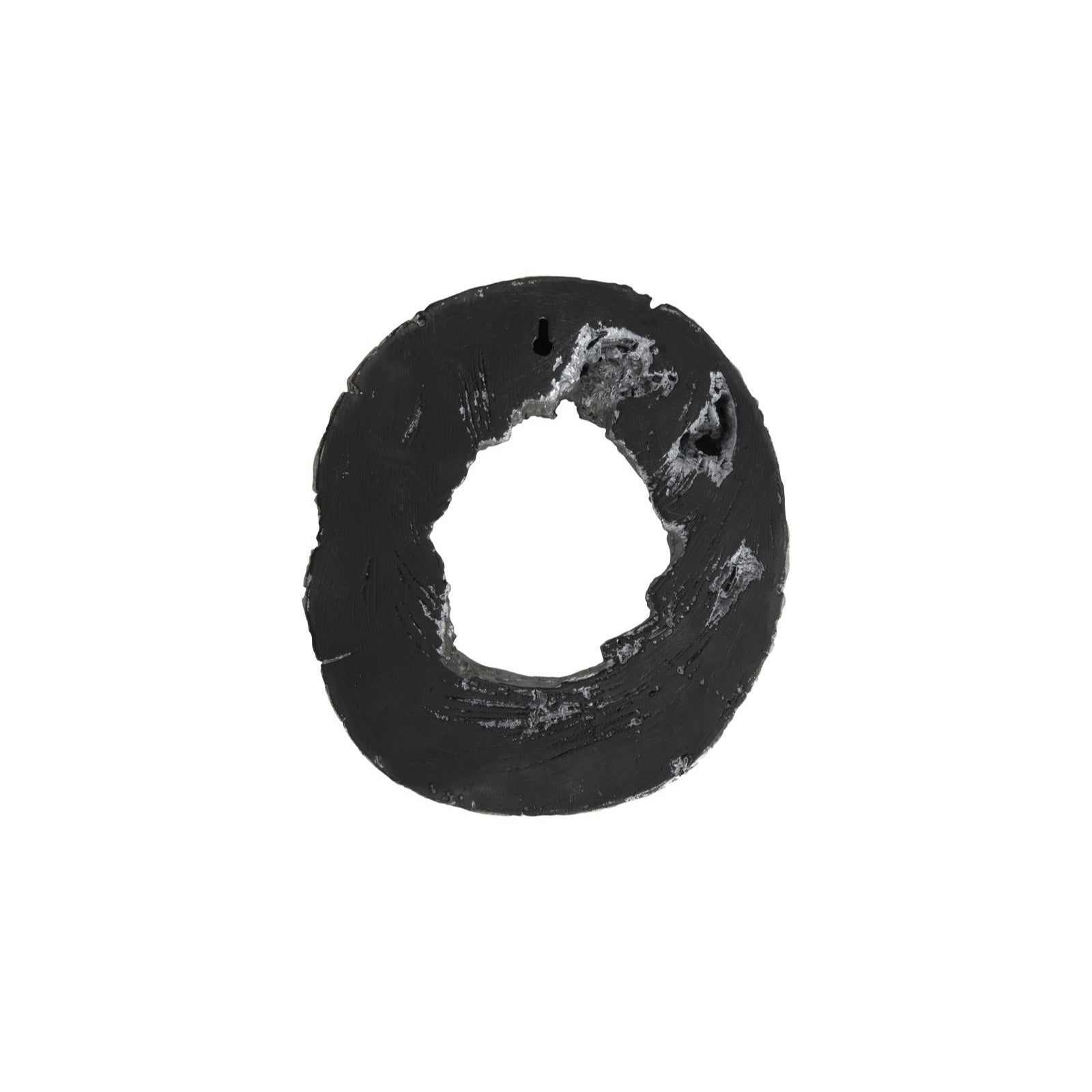 Cast Eroded Wood Circle Single Hole Wall Tile