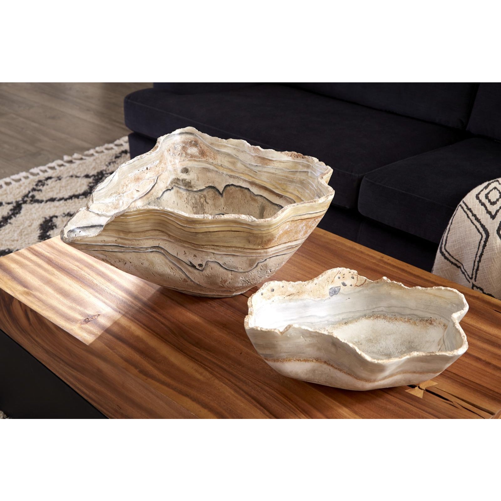 Cast Onyx Bowl - Faux Finish