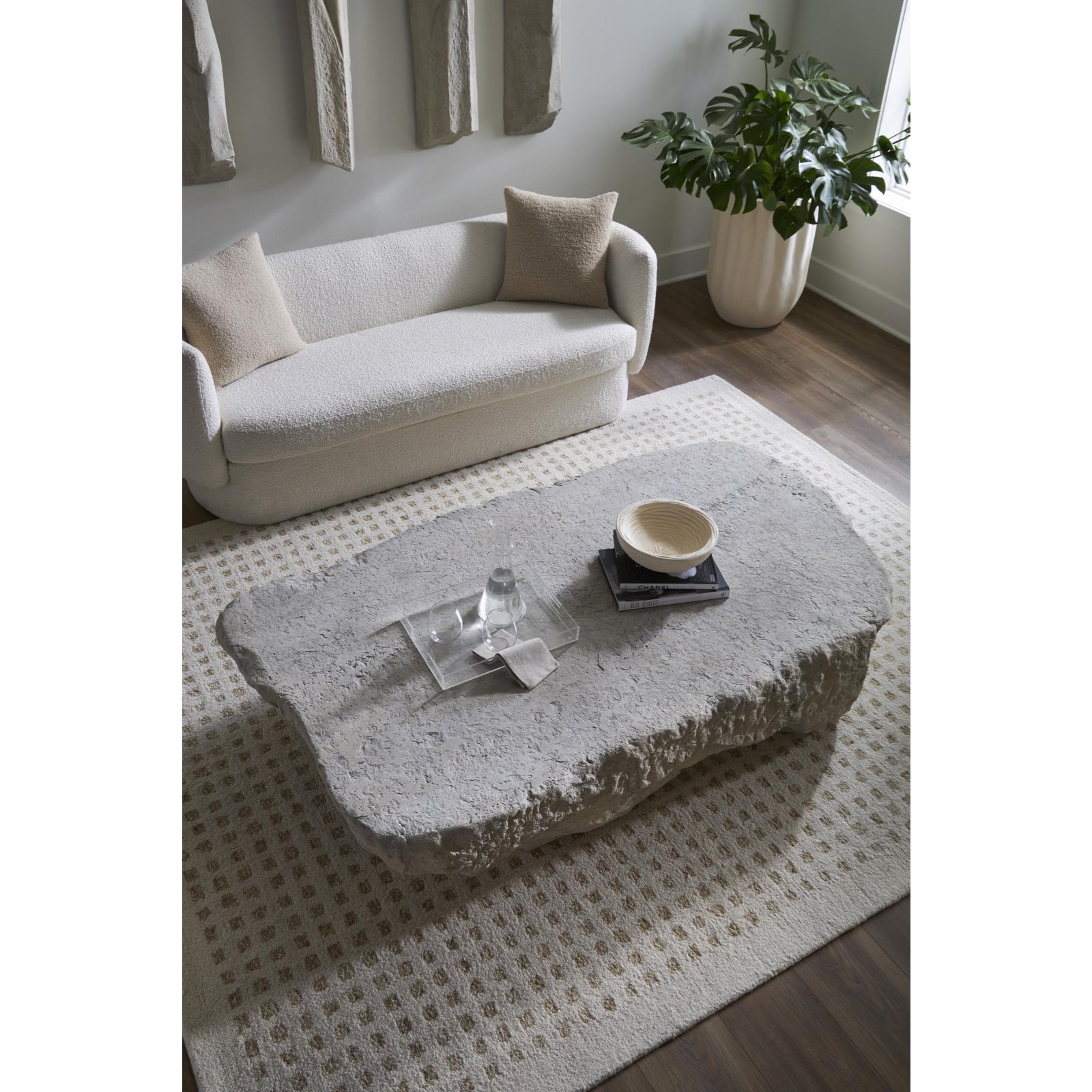 Quarry Roman Stone Coffee Table - Extra Large