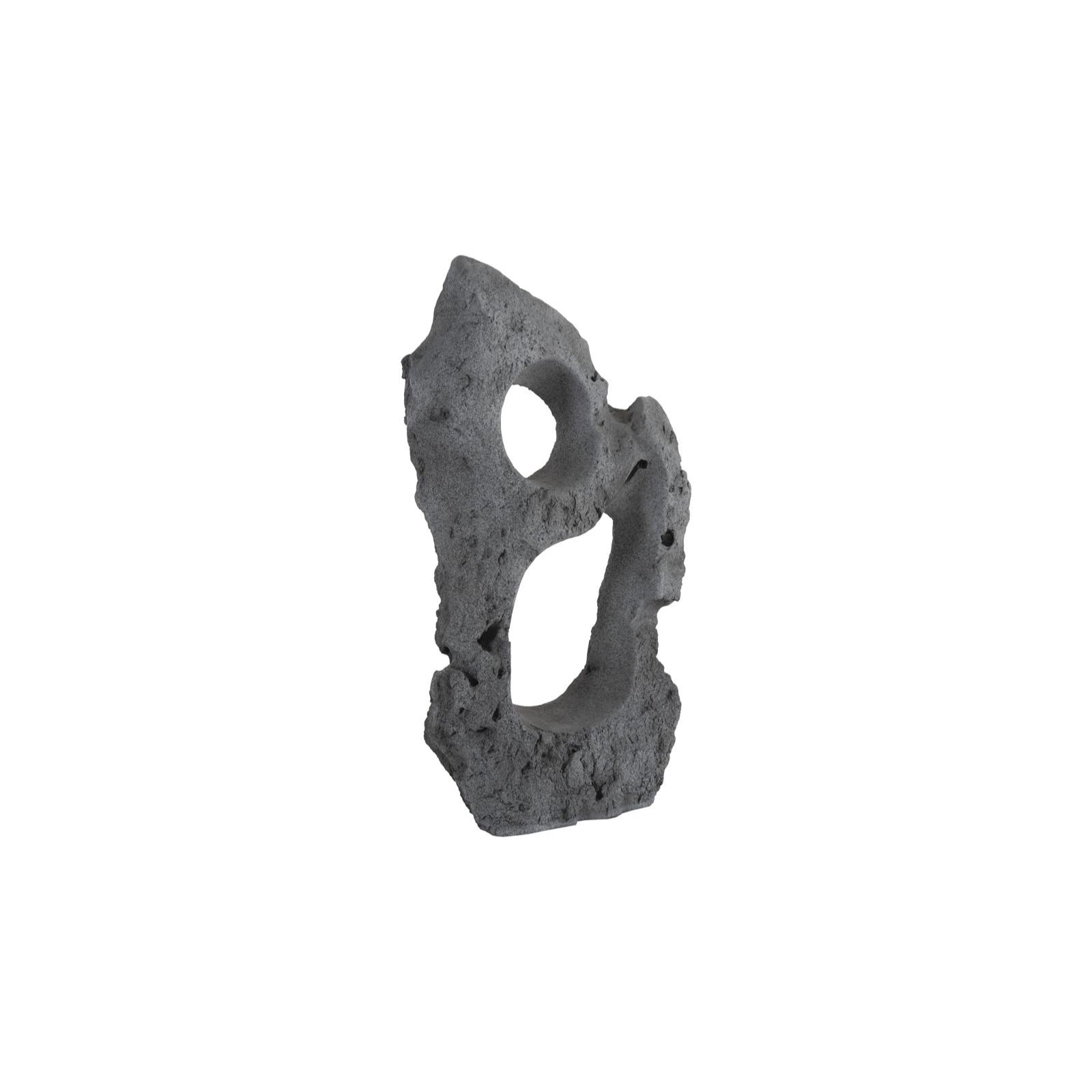 Colossal Cast Stone Double Hole Sculpture