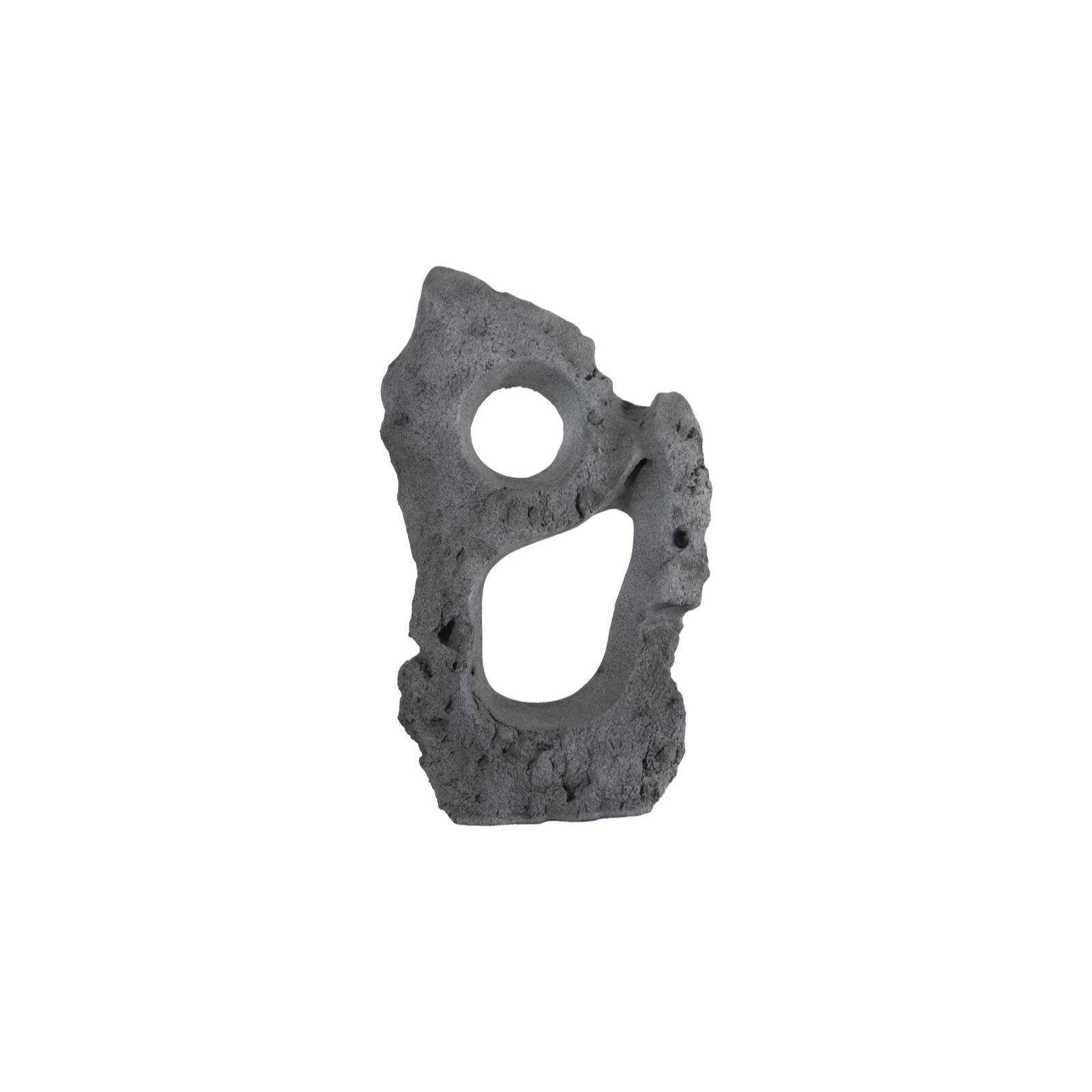 Colossal Cast Stone Double Hole Sculpture