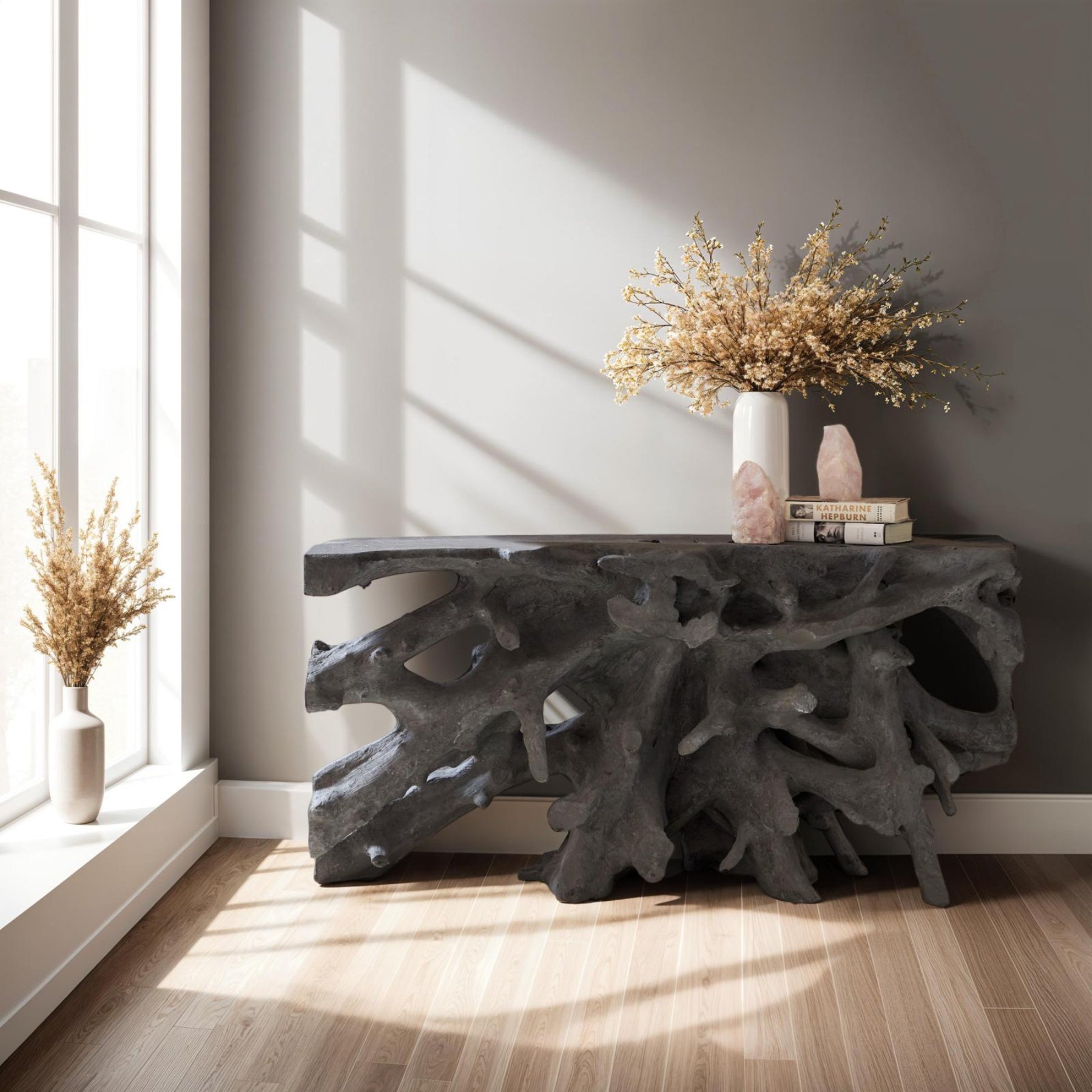 Beau Cast Root Console Table
