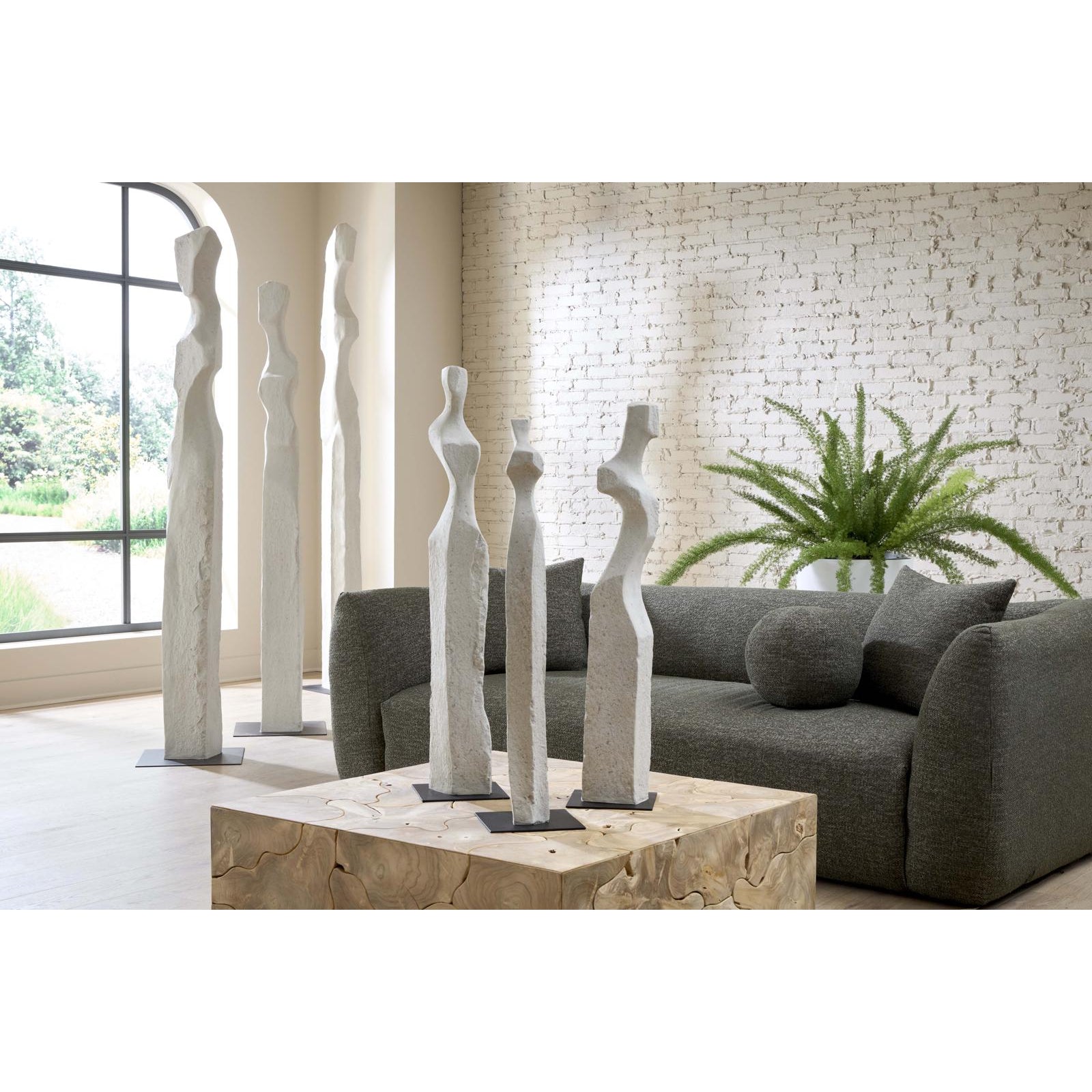 Cast Women Sculptures - Set of 3