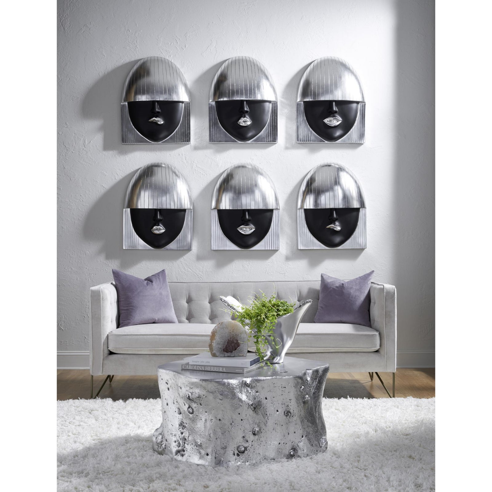 Fashion Faces Large Wall Art - Pout