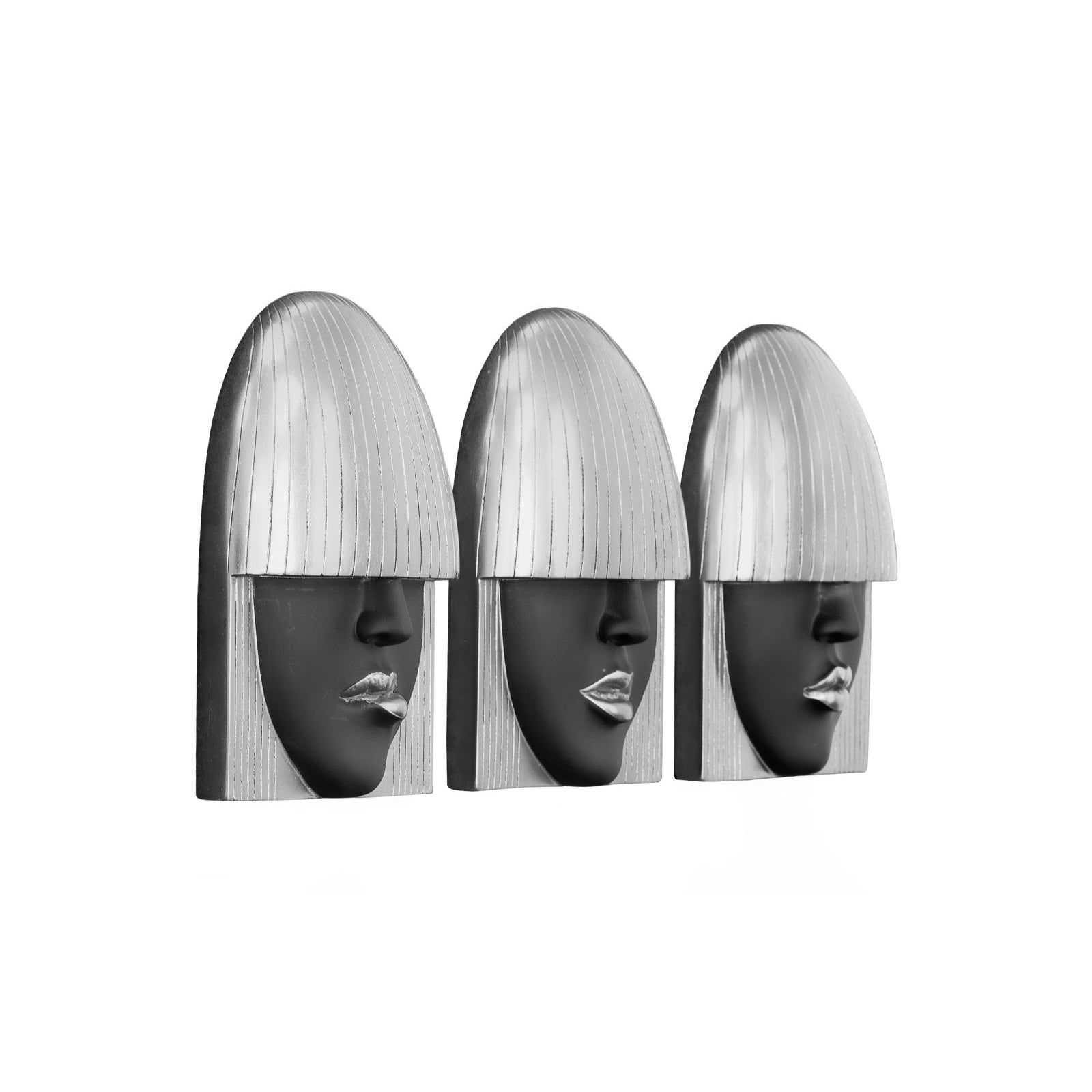 Fashion Faces Small Wall Art - Set of 3