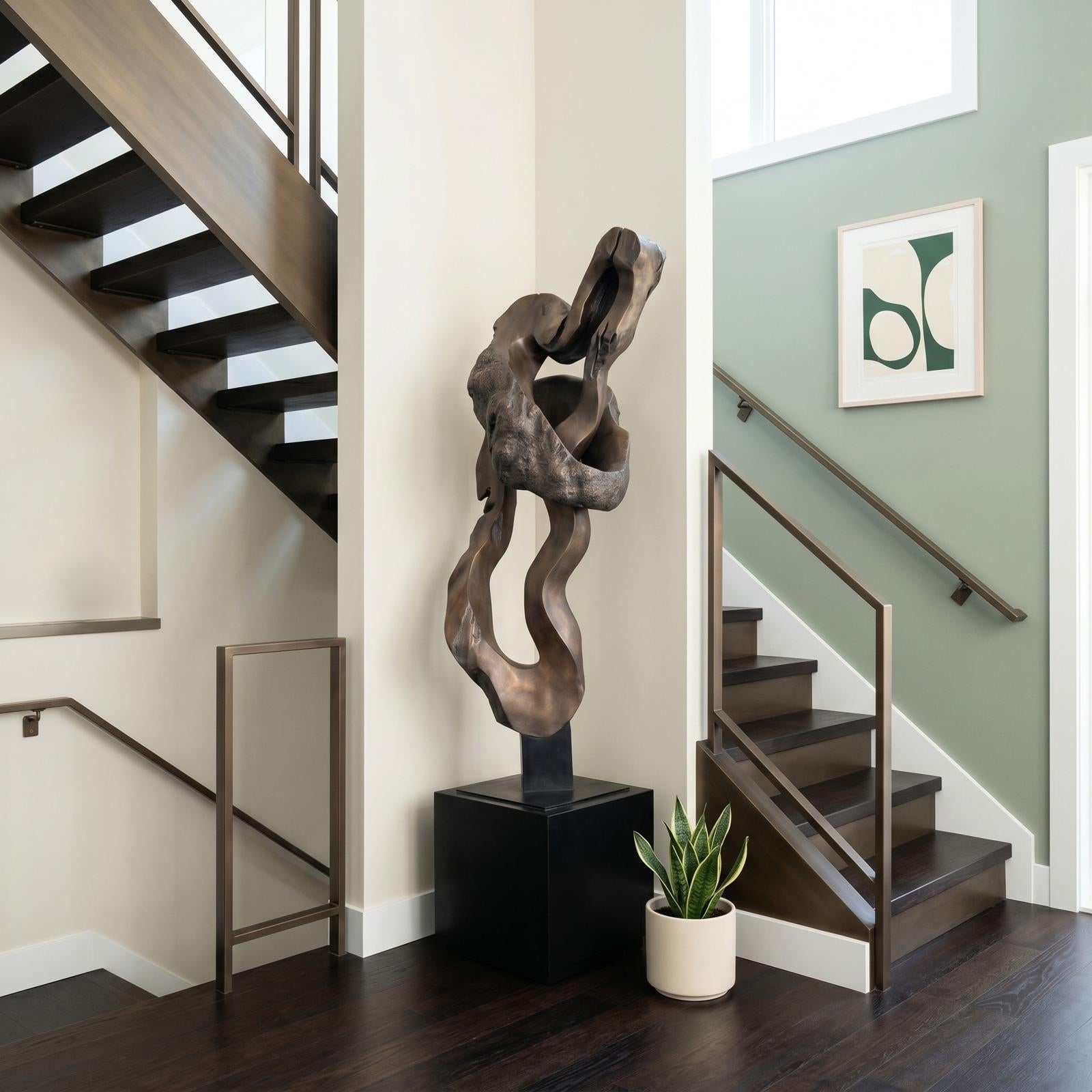Cast Teak Root Sculpture