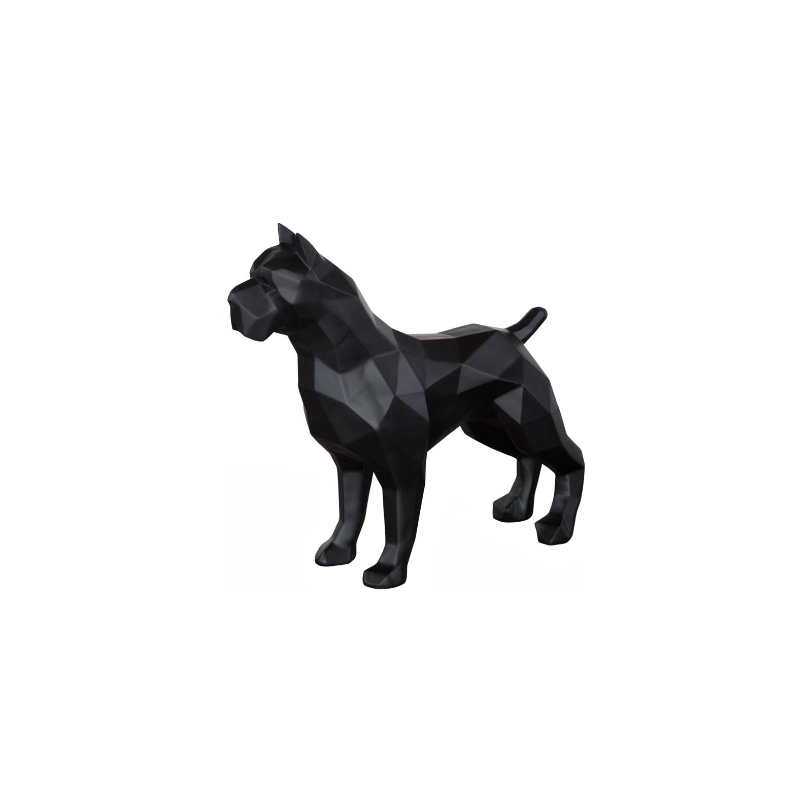 Pitbull Facet Sculpture