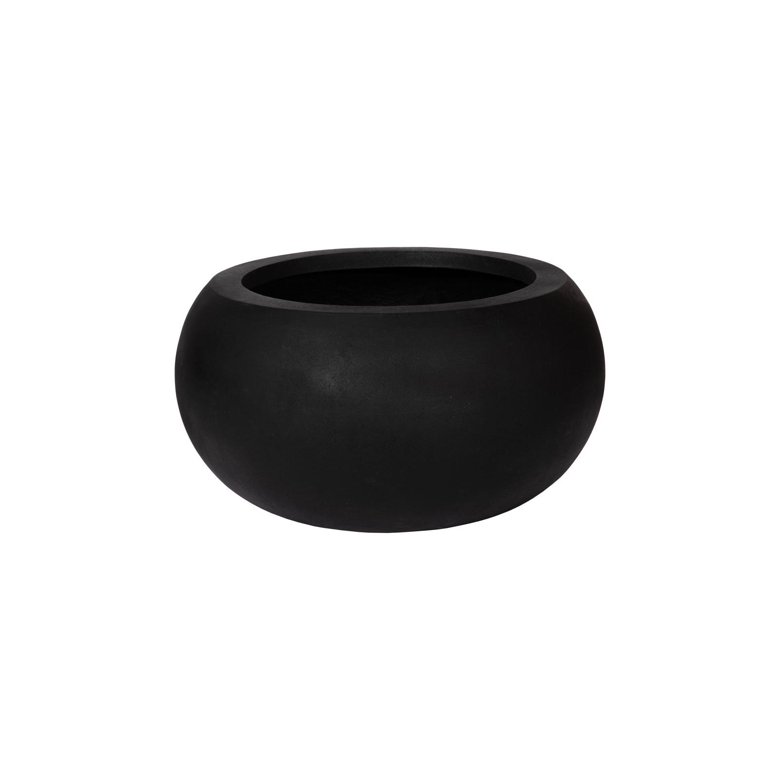 Rounded Large Planter - Black