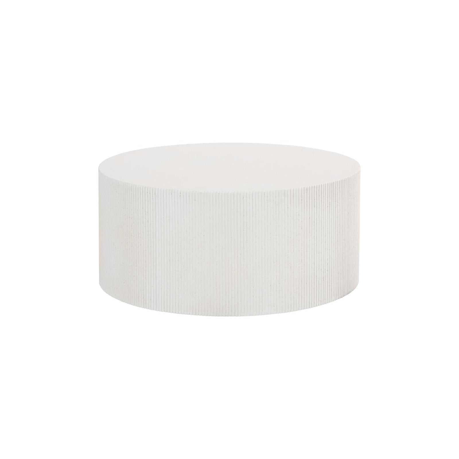Groovy Coffee Table - White Stone