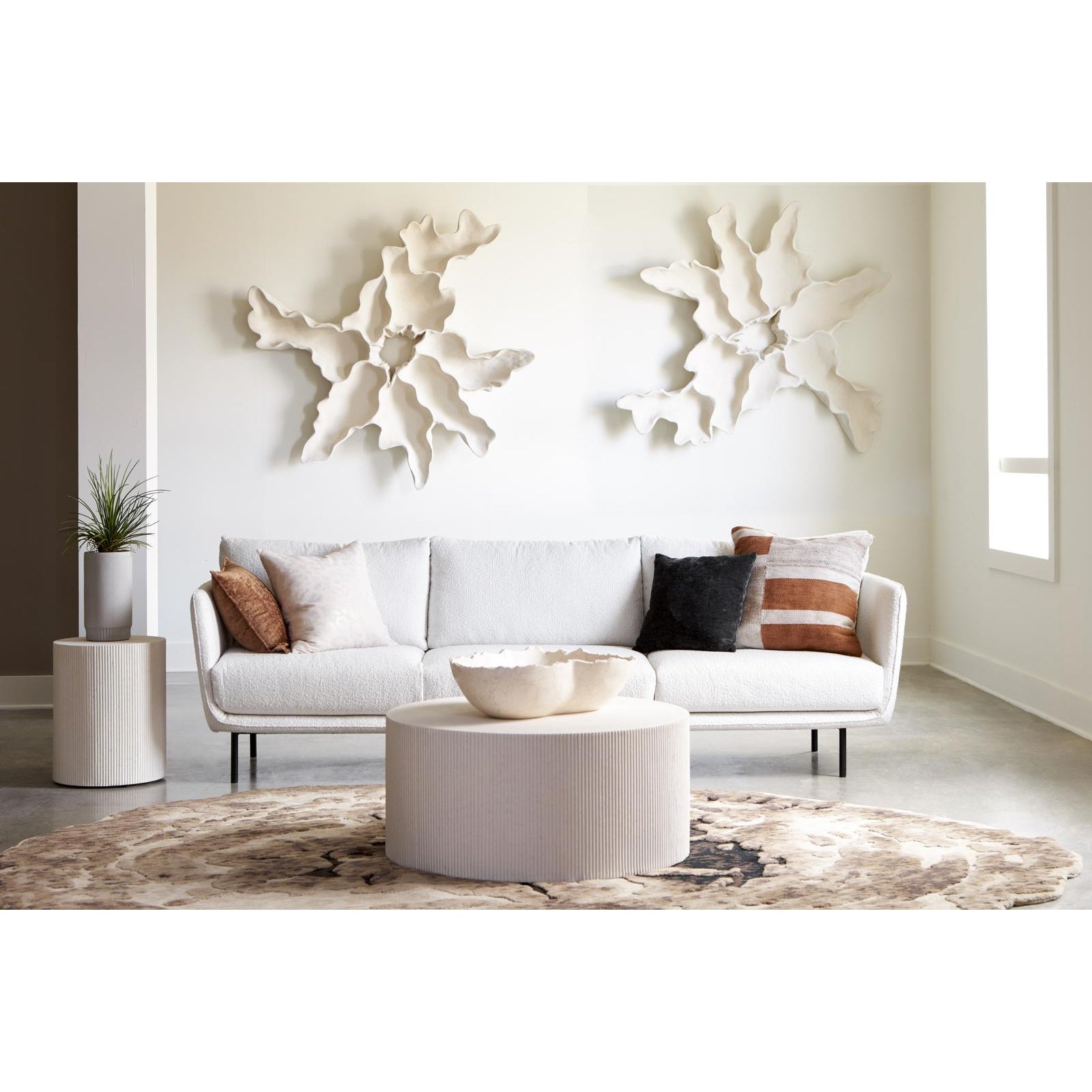 Contour Cast Root Flower Wall Art