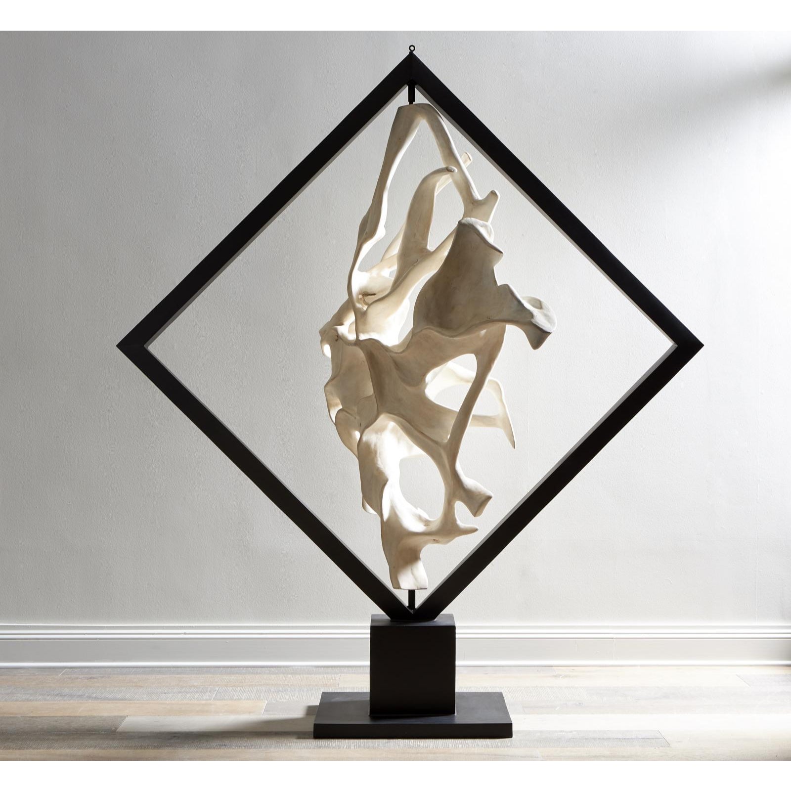 Cast Revolving Diamond Sculpture