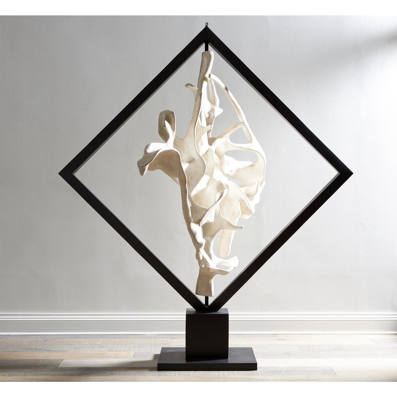 Cast Revolving Diamond Sculpture