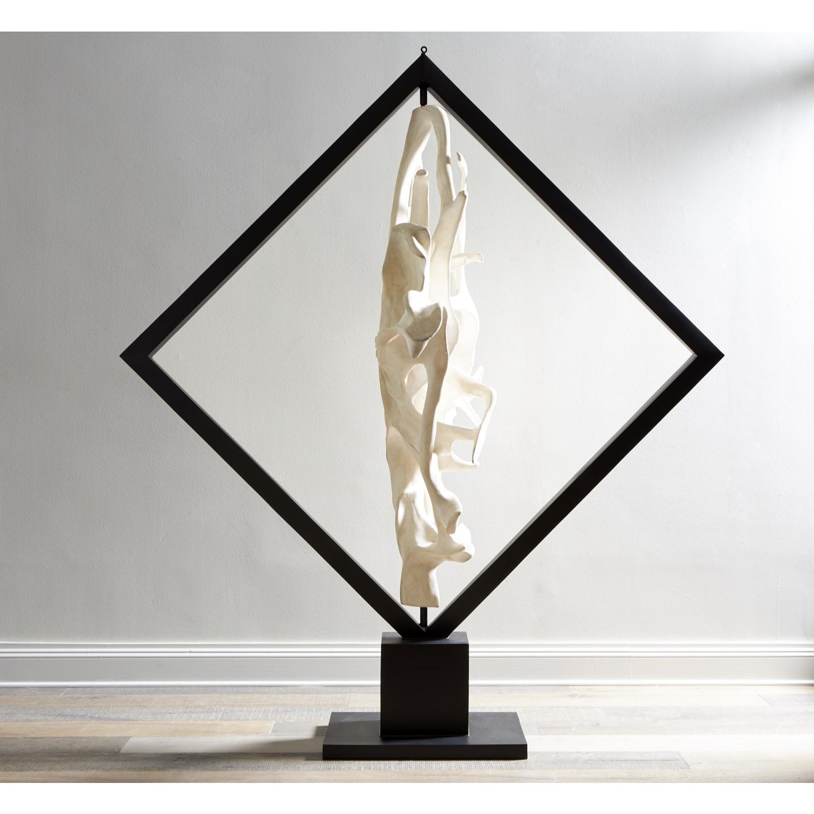 Cast Revolving Diamond Sculpture