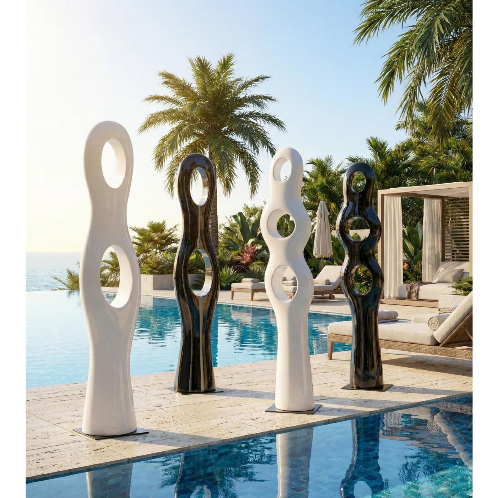 Double Circle Sculpture