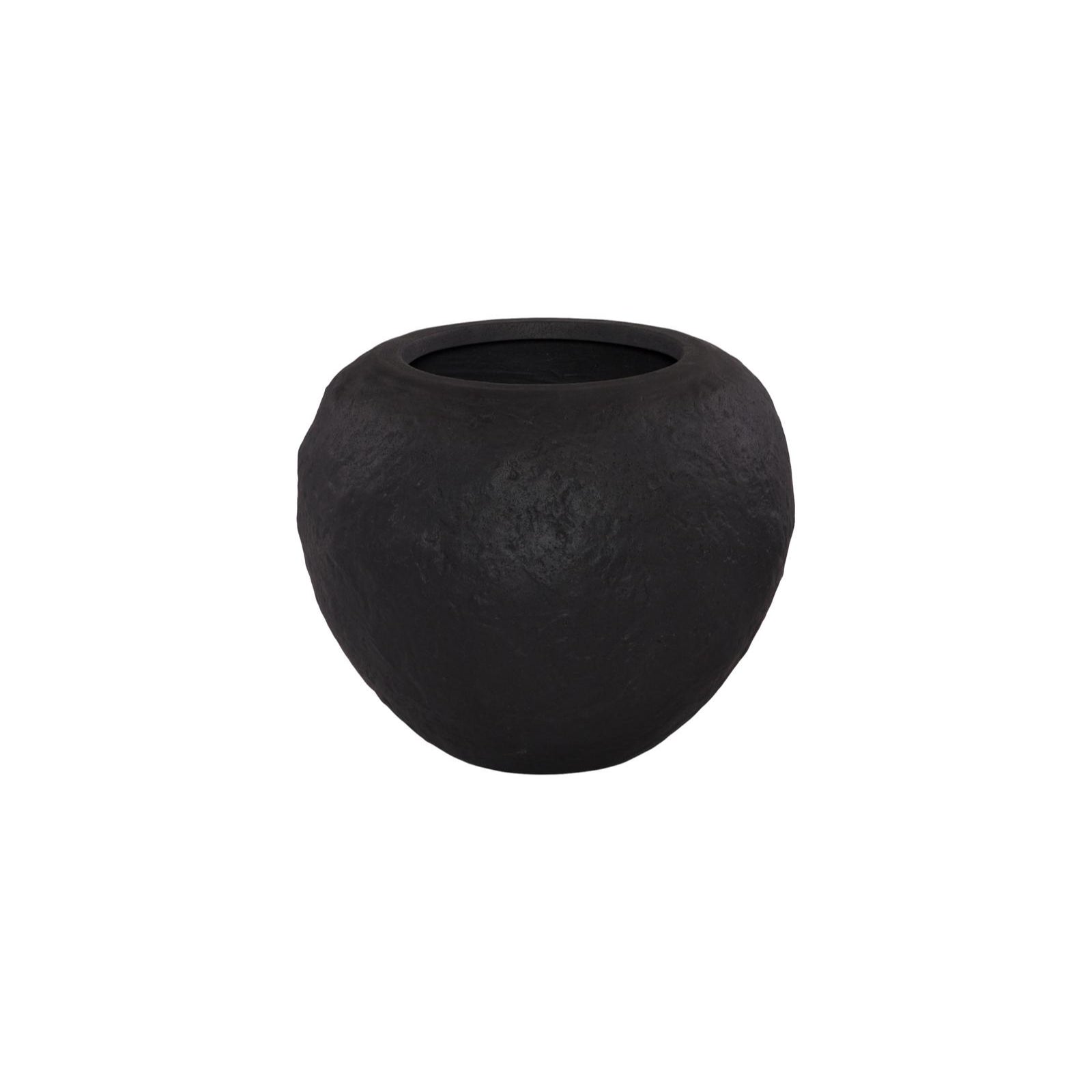 Aera Wide Planter - Black