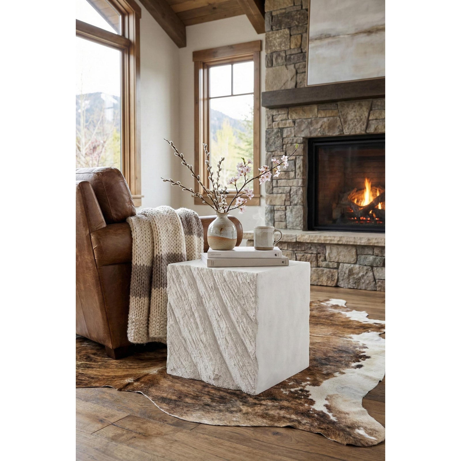 Shear Square Side Table