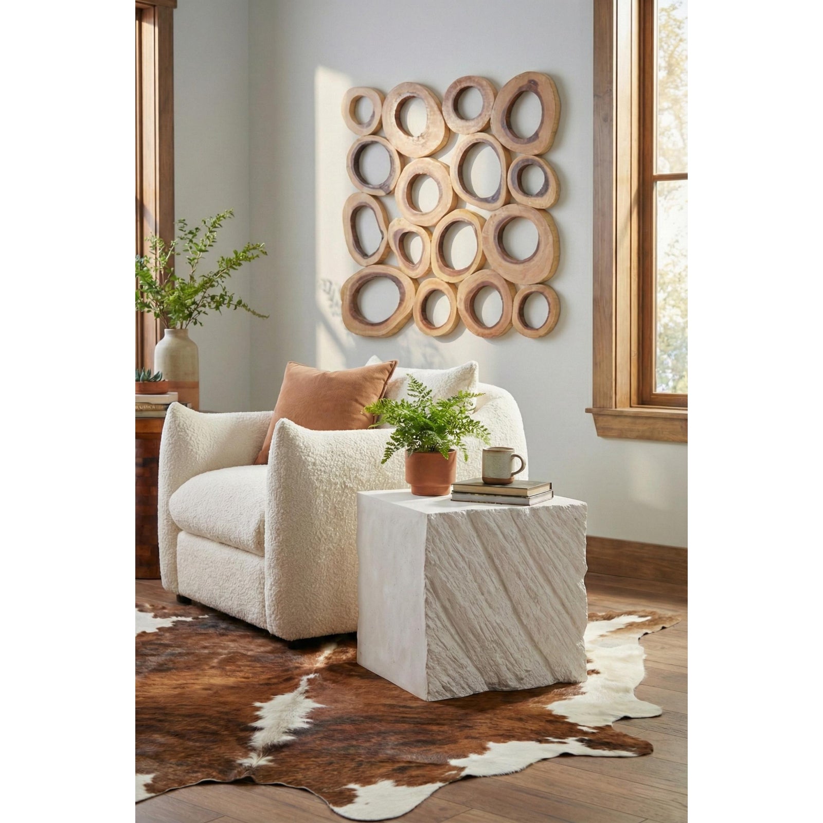 Shear Square Side Table