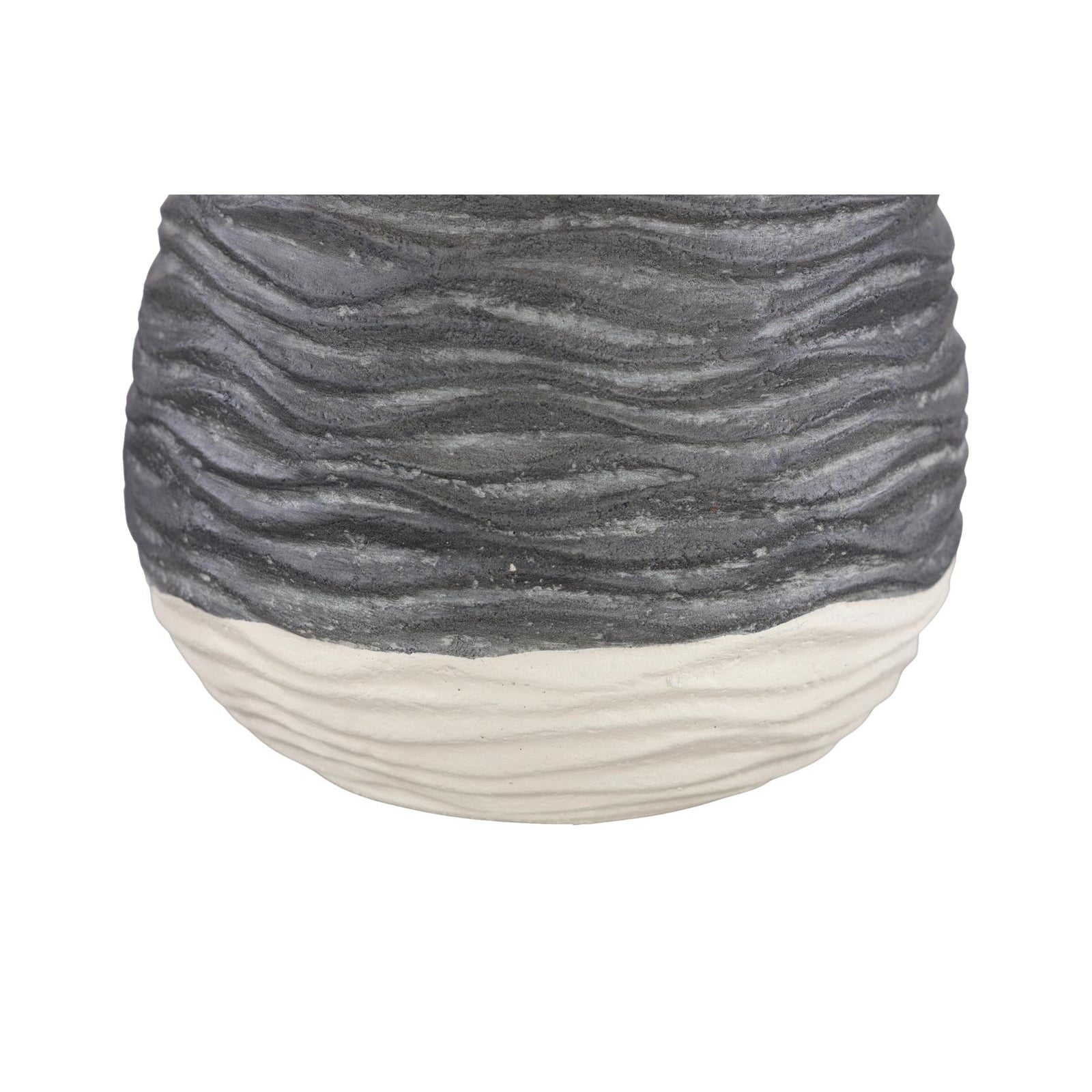 Wavy Two Tone Vase - Small