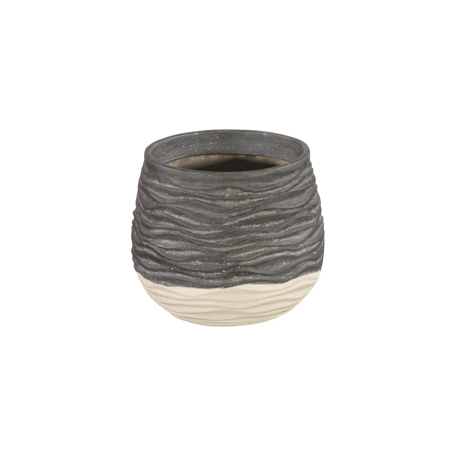 Wavy Two Tone Vase - Small