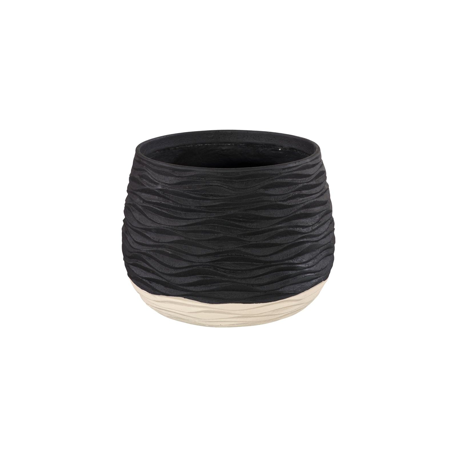 Wavy Two Tone Vase - Large