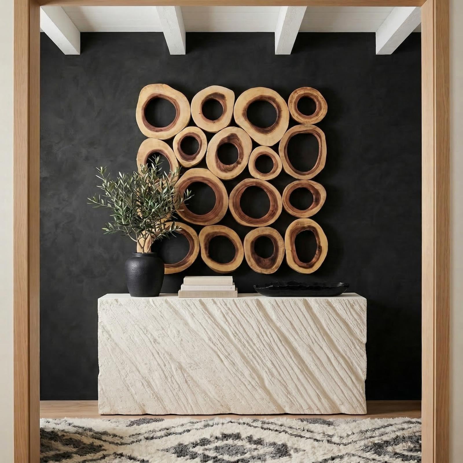Shear Rectangle Console Table