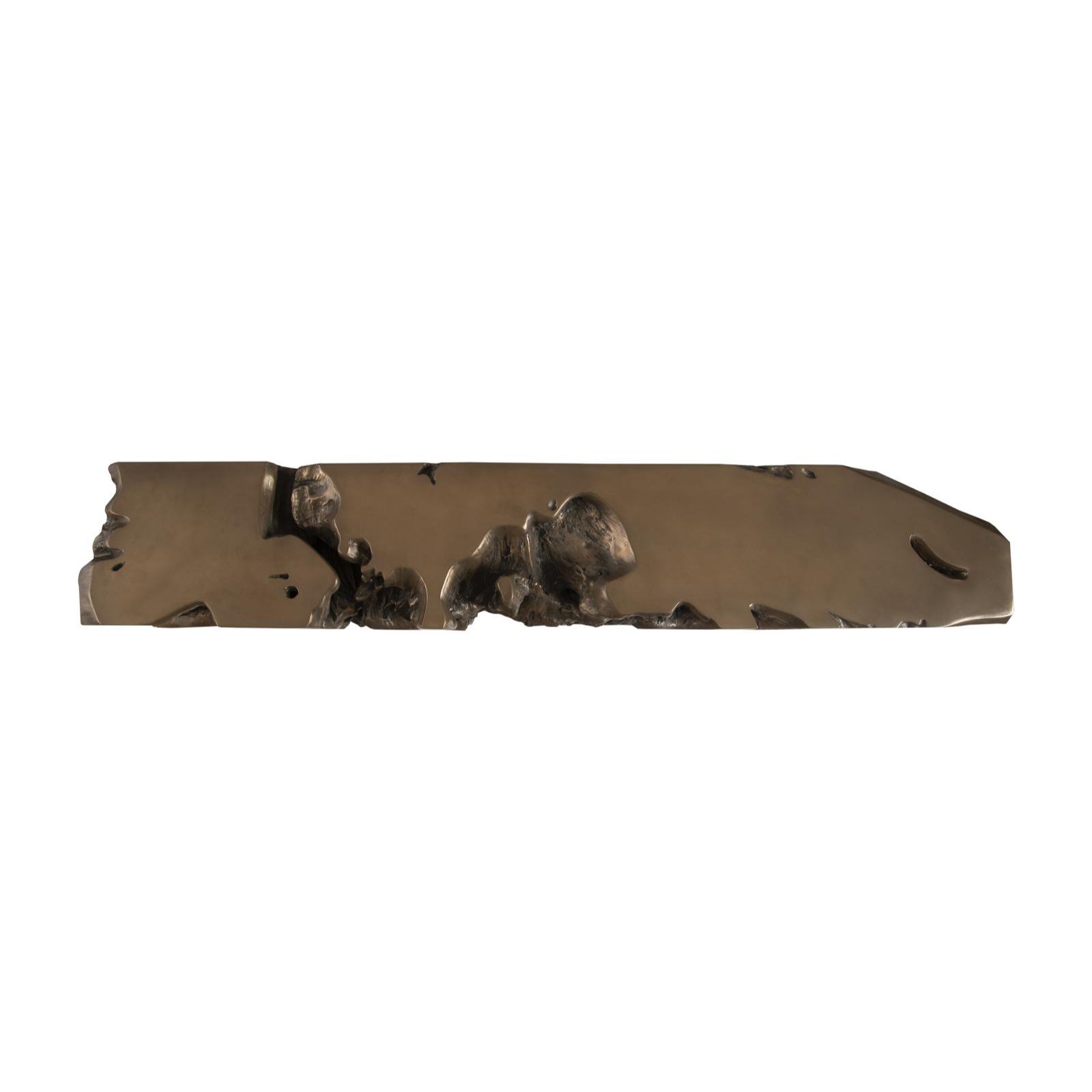 Freeform Console Table - Polished Bronze