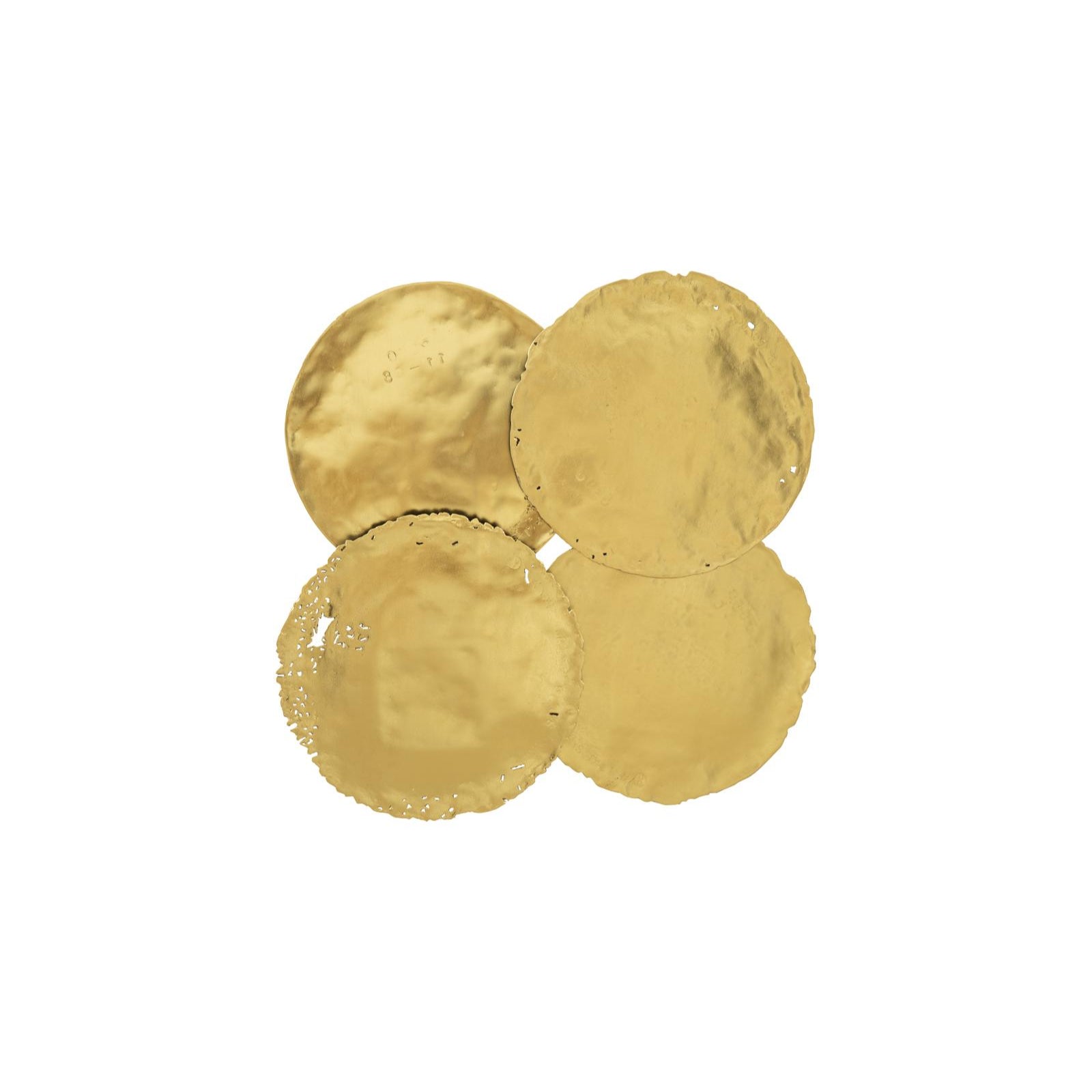 Cast Oil Drum Wall Discs - Set of 4