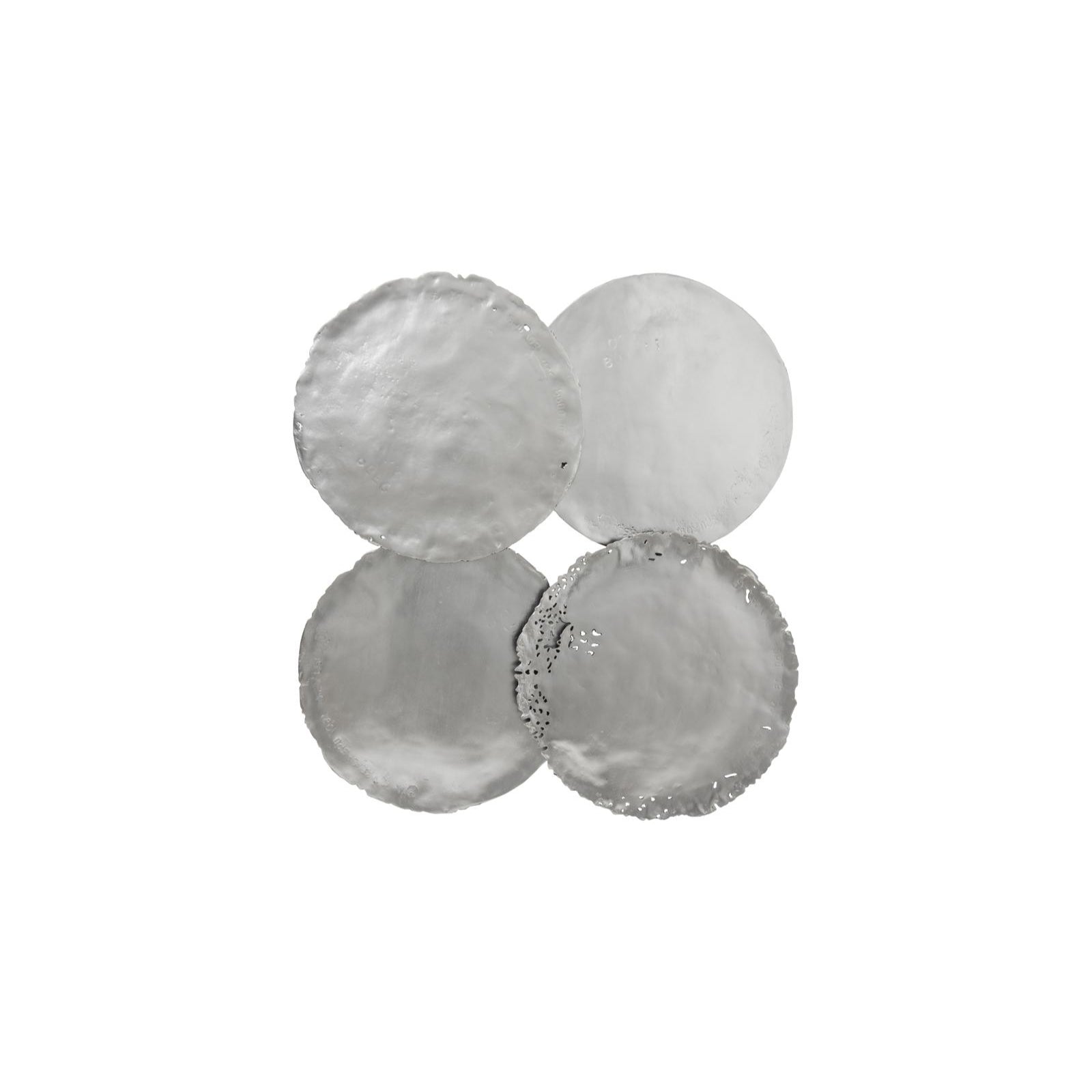 Cast Oil Drum Wall Discs - Set of 4