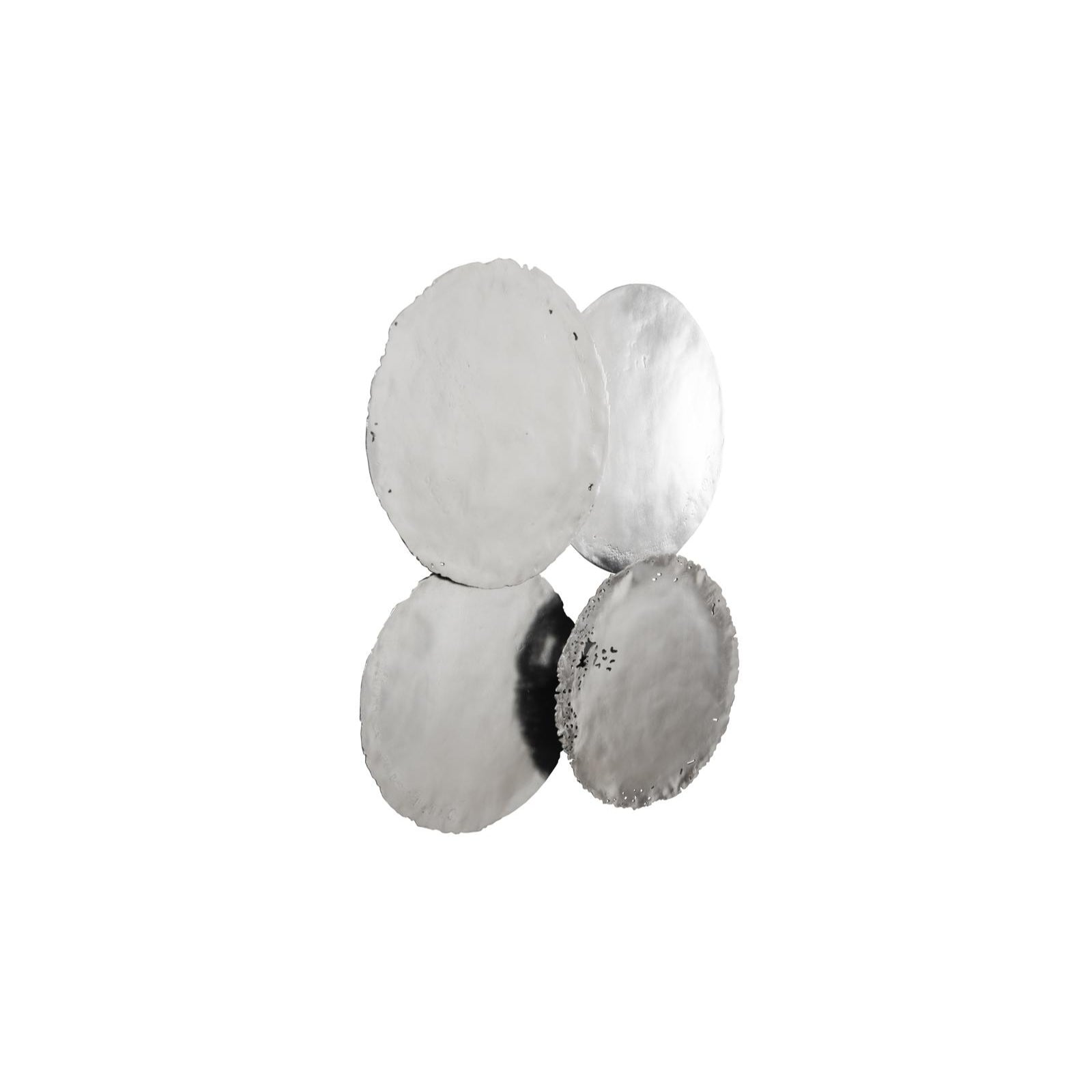 Cast Oil Drum Wall Discs - Set of 4