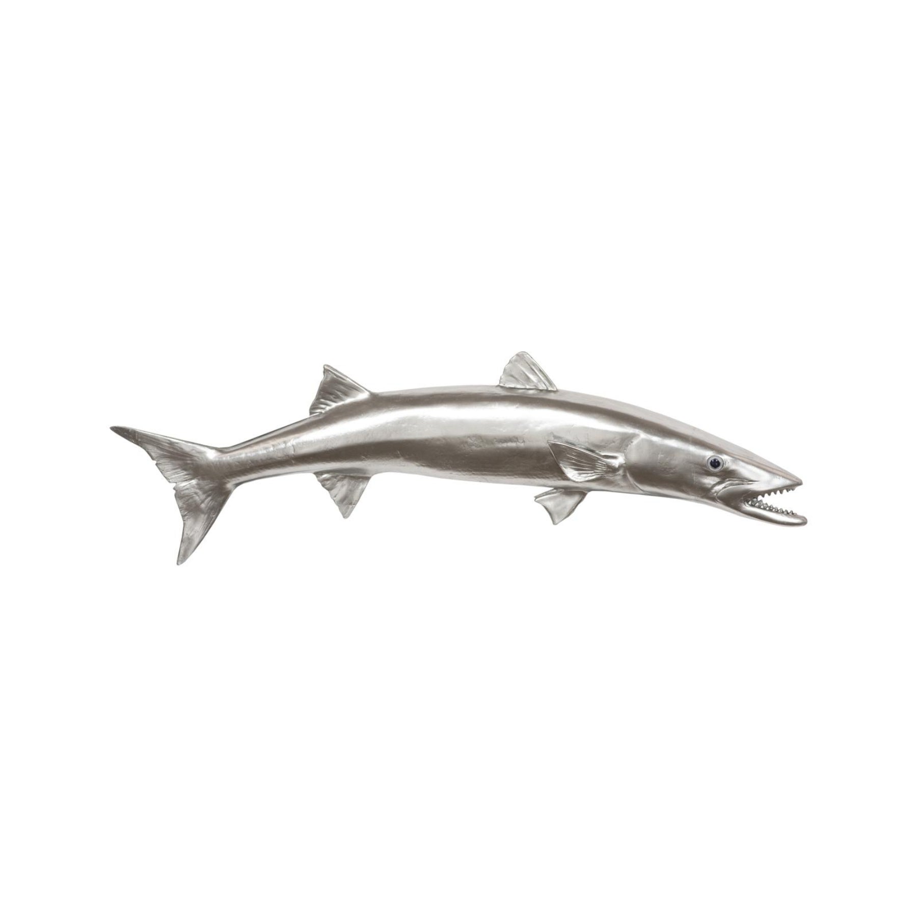 Barracuda Fish Wall Sculpture