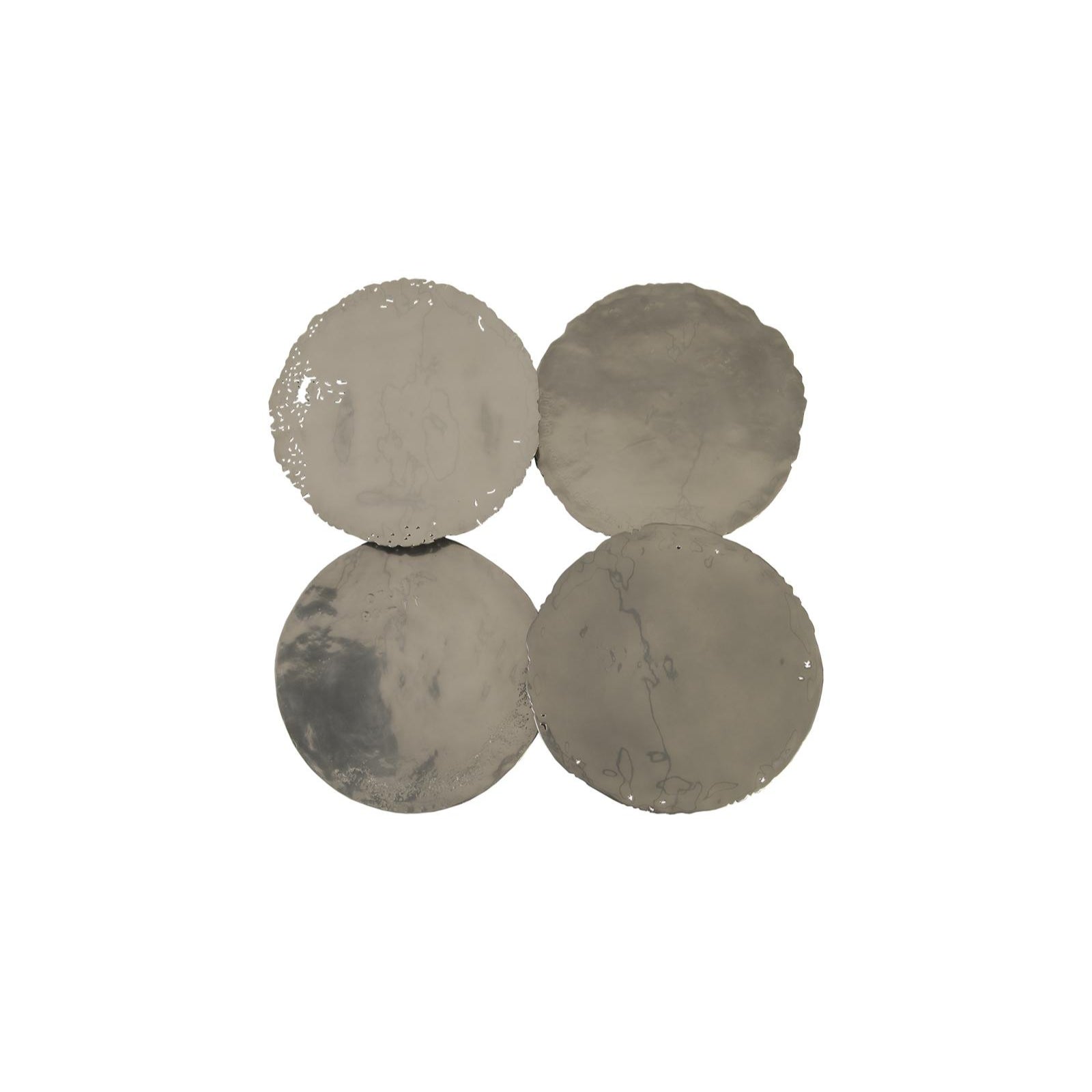 Cast Oil Drum Wall Discs - Set of 4